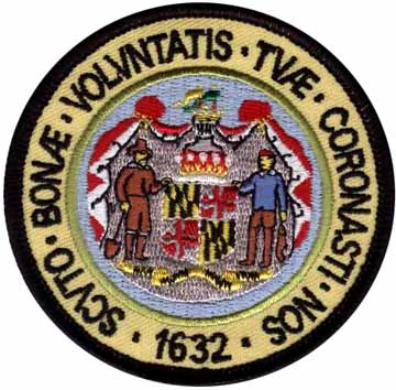 Maryland State Seal Patch - Sew or Iron-On