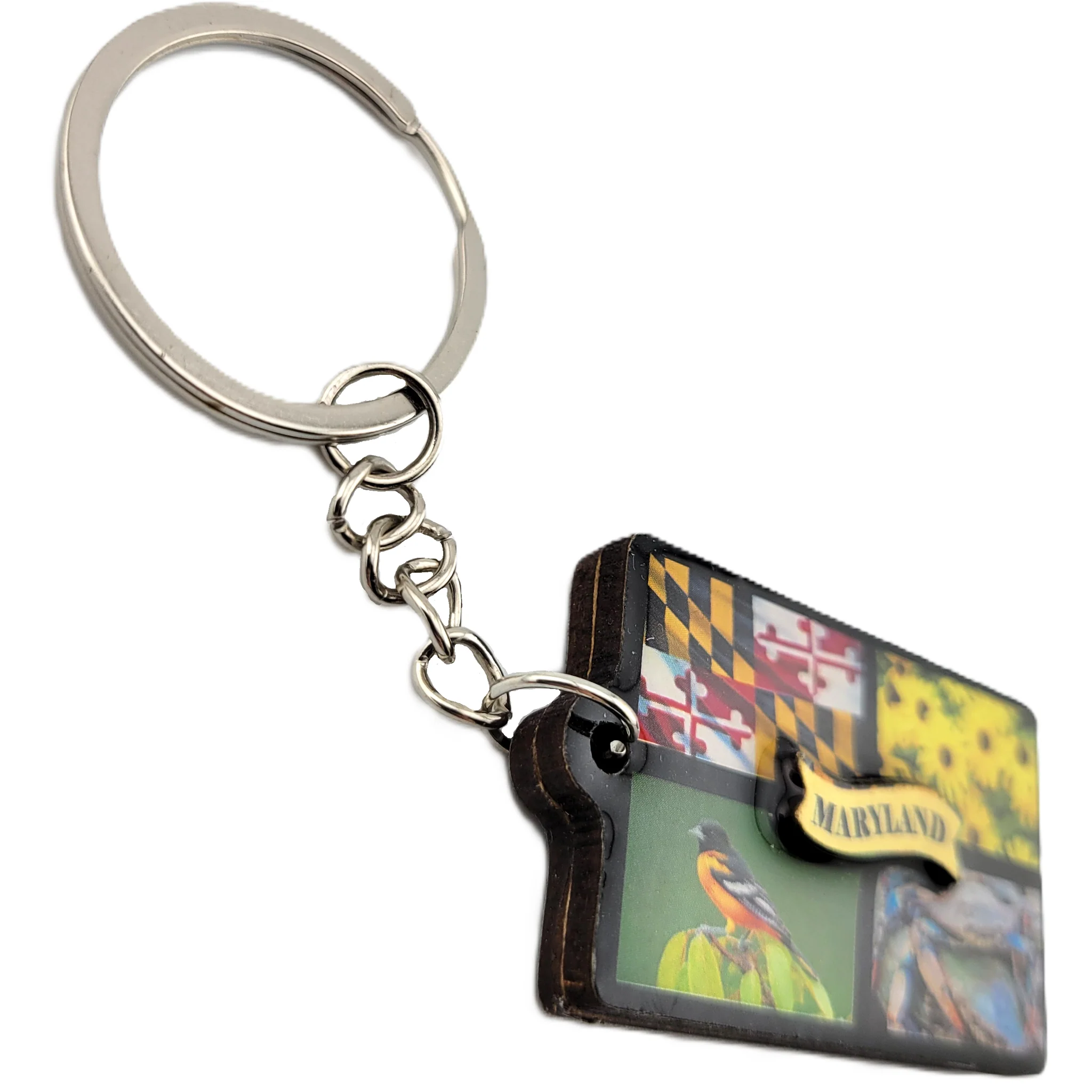Maryland Symbols Windowpane Key Ring - Image 3