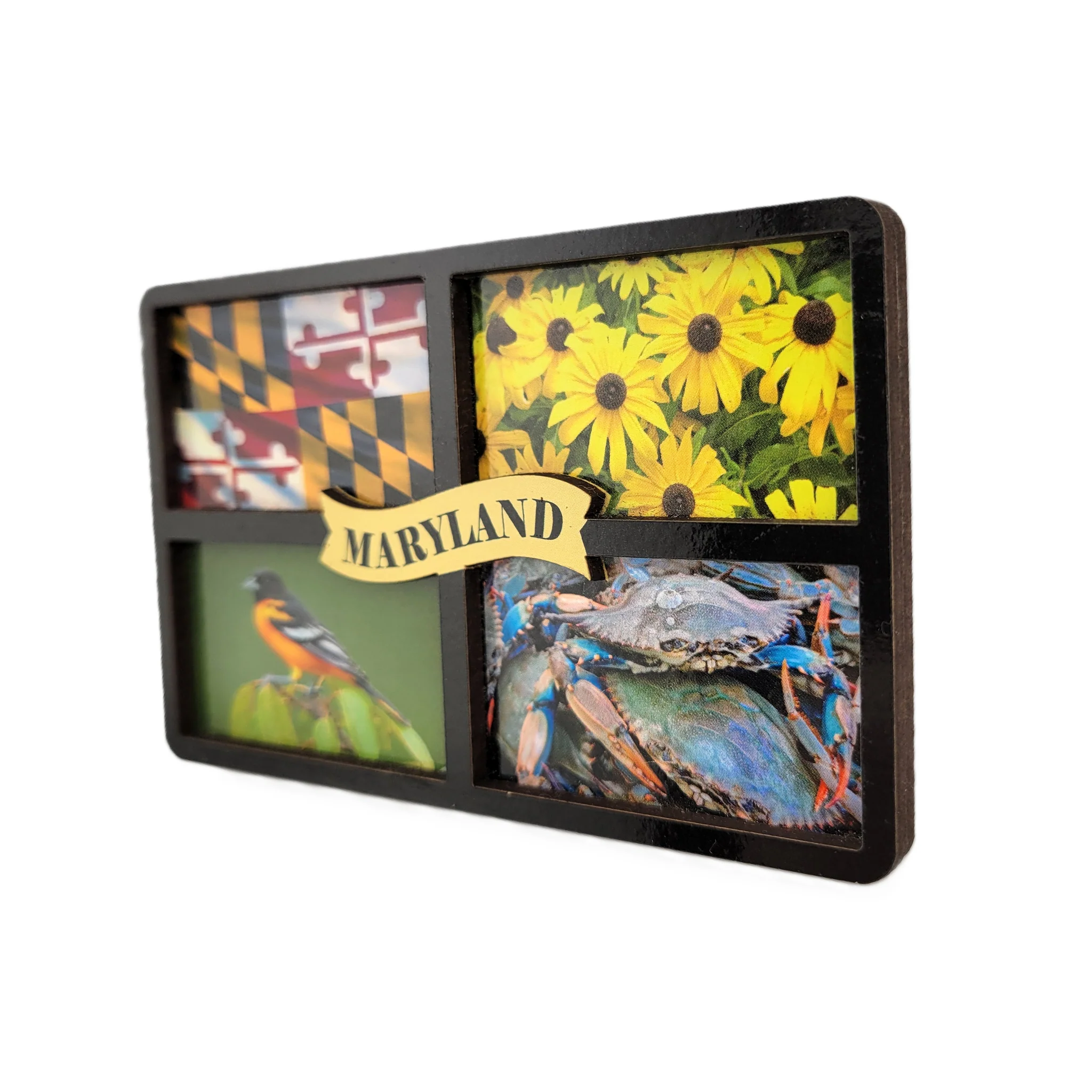 Maryland Symbols Windowpane Magnet - Image 2