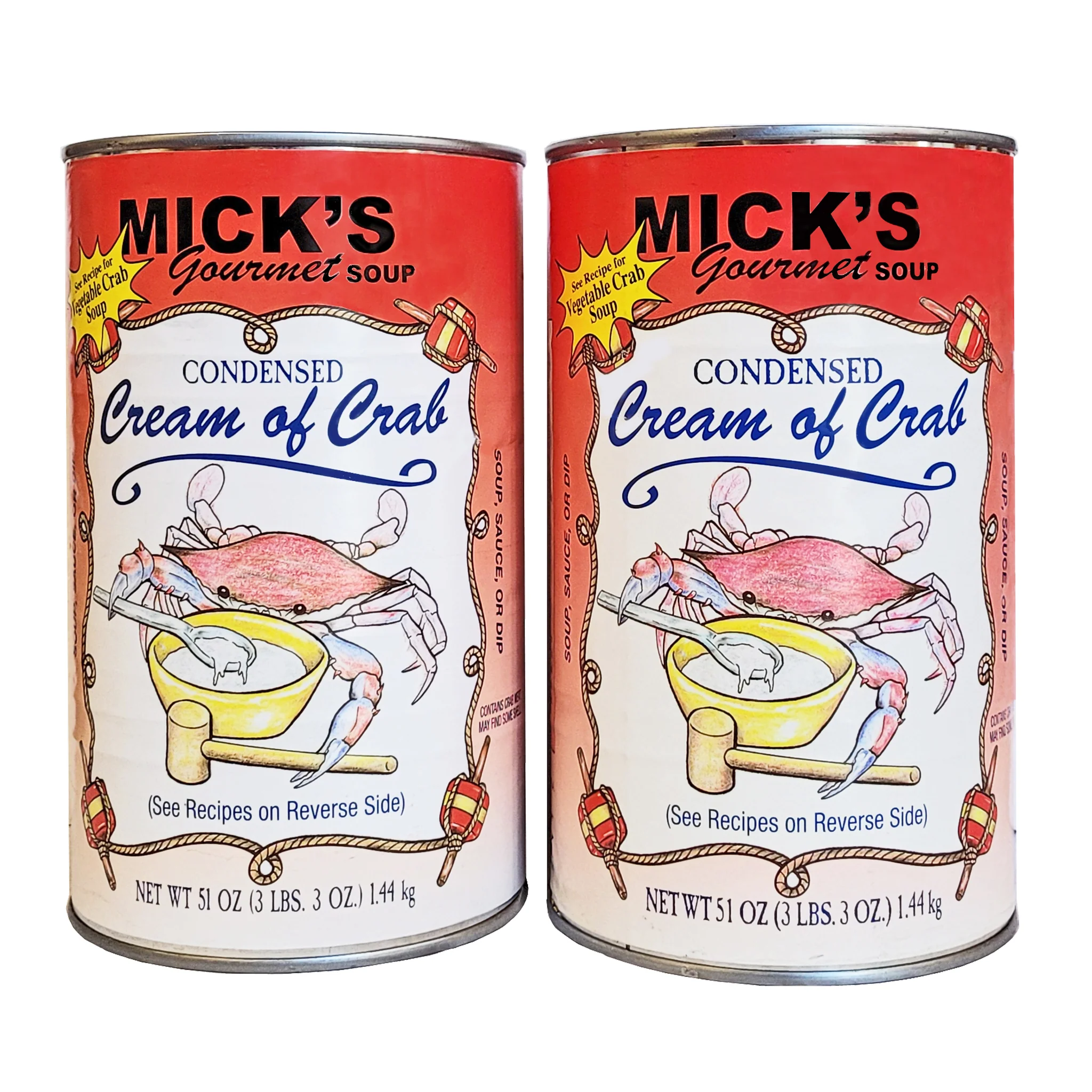 Mick's Cream Of Crab Soup - 51 oz. - 2 Pack