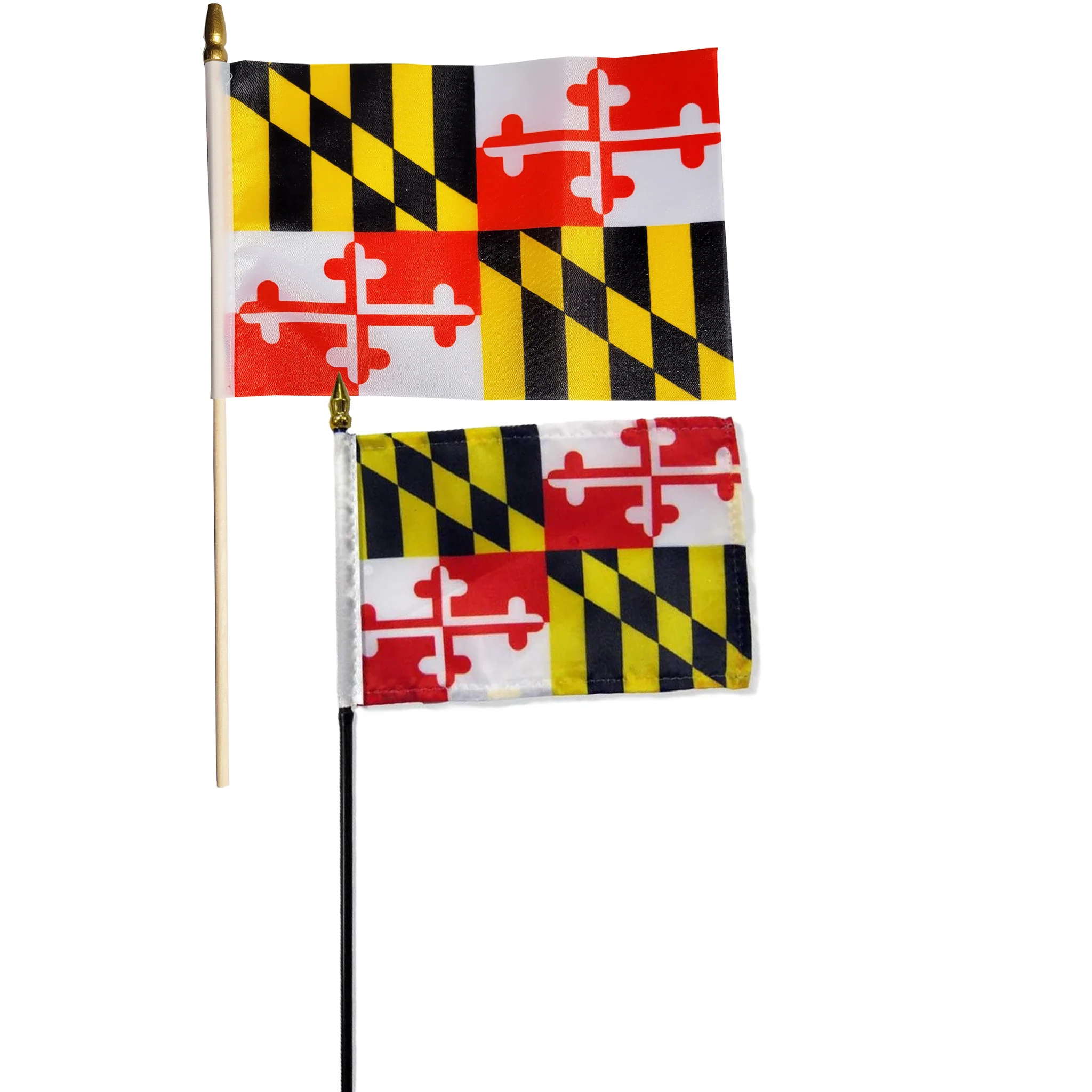 Maryland State Flag Mini On Stick - Image 3