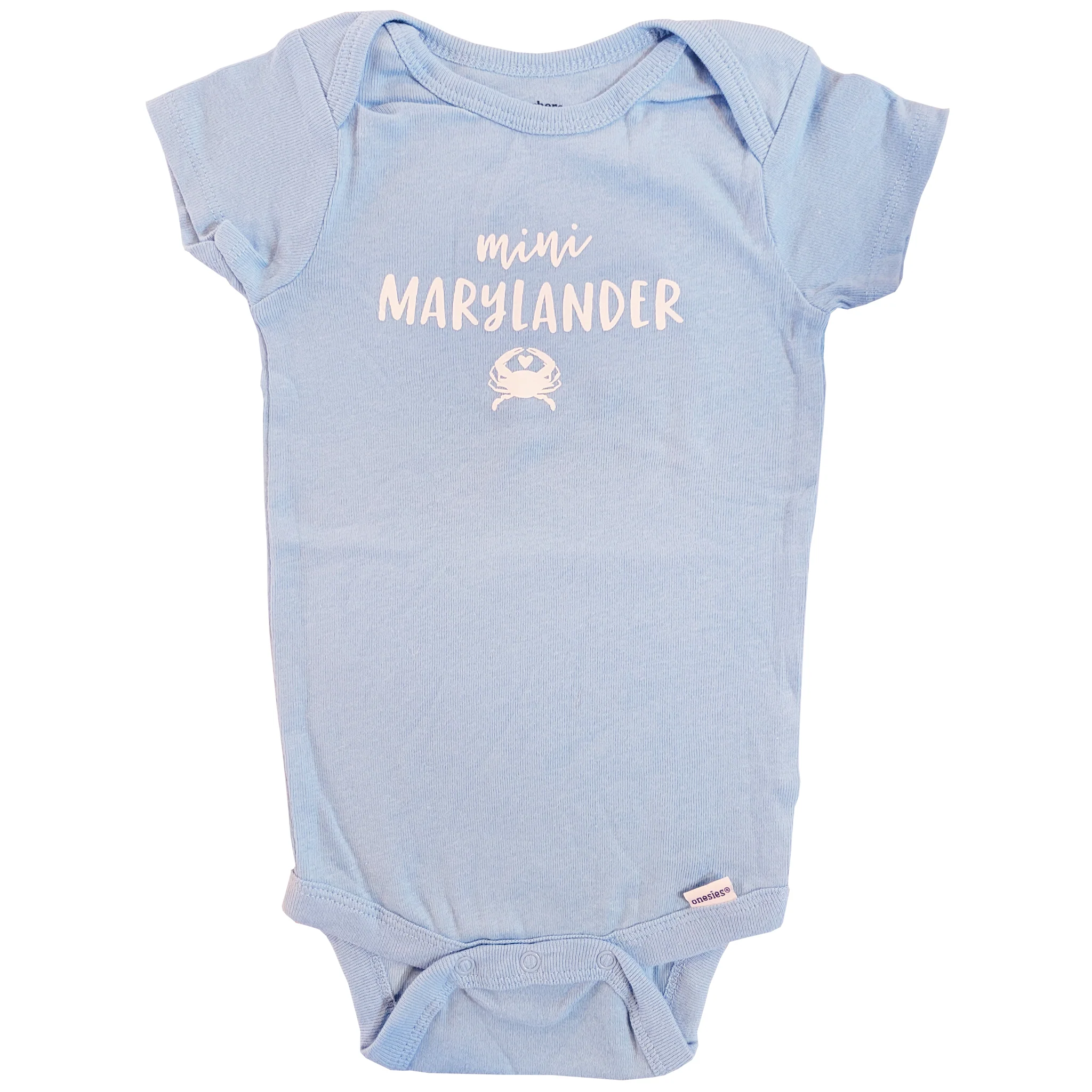 Mini Marylander Crab Baby Onesie Assorted Colors - Image 3