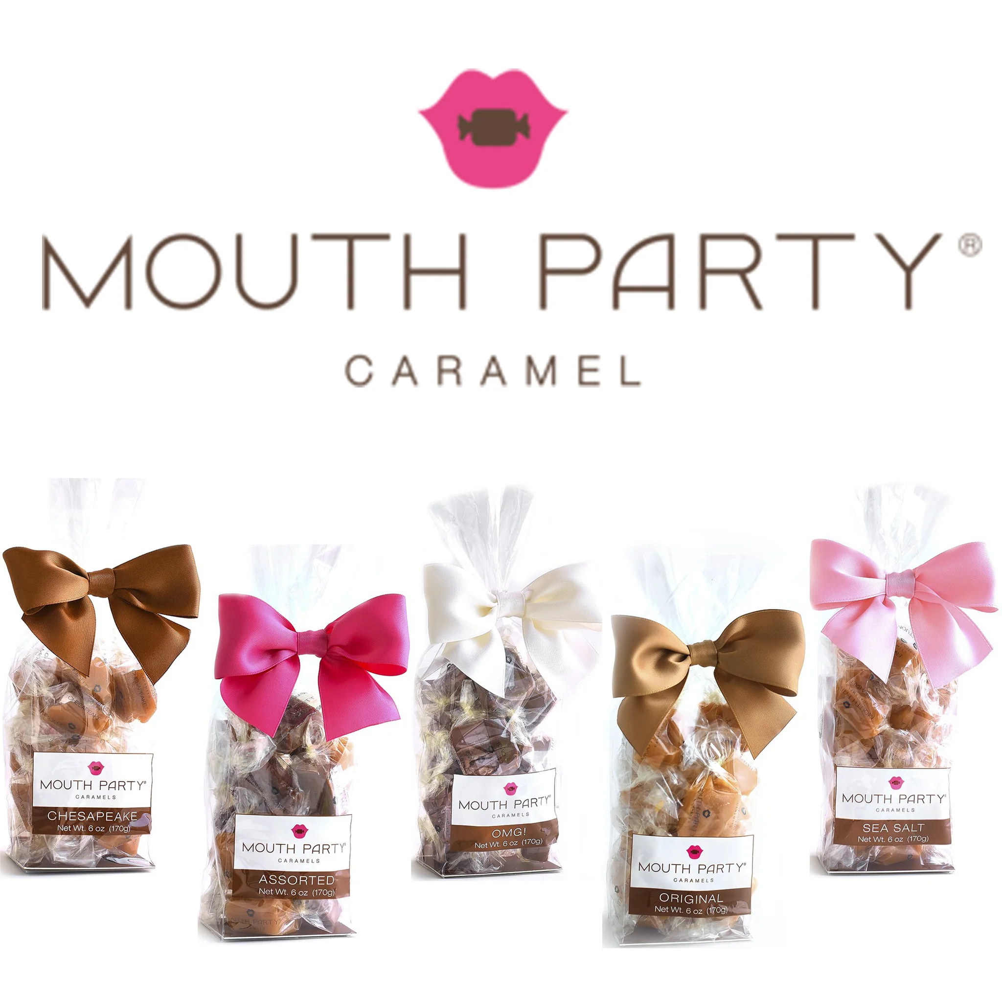 Mouth Party Sea Salt Caramels 6 ounce bag - Image 4