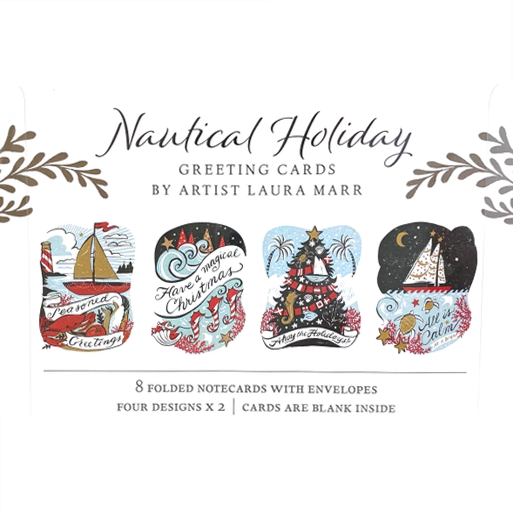 Nautical Holiday Cards Boxed Set - Image 6