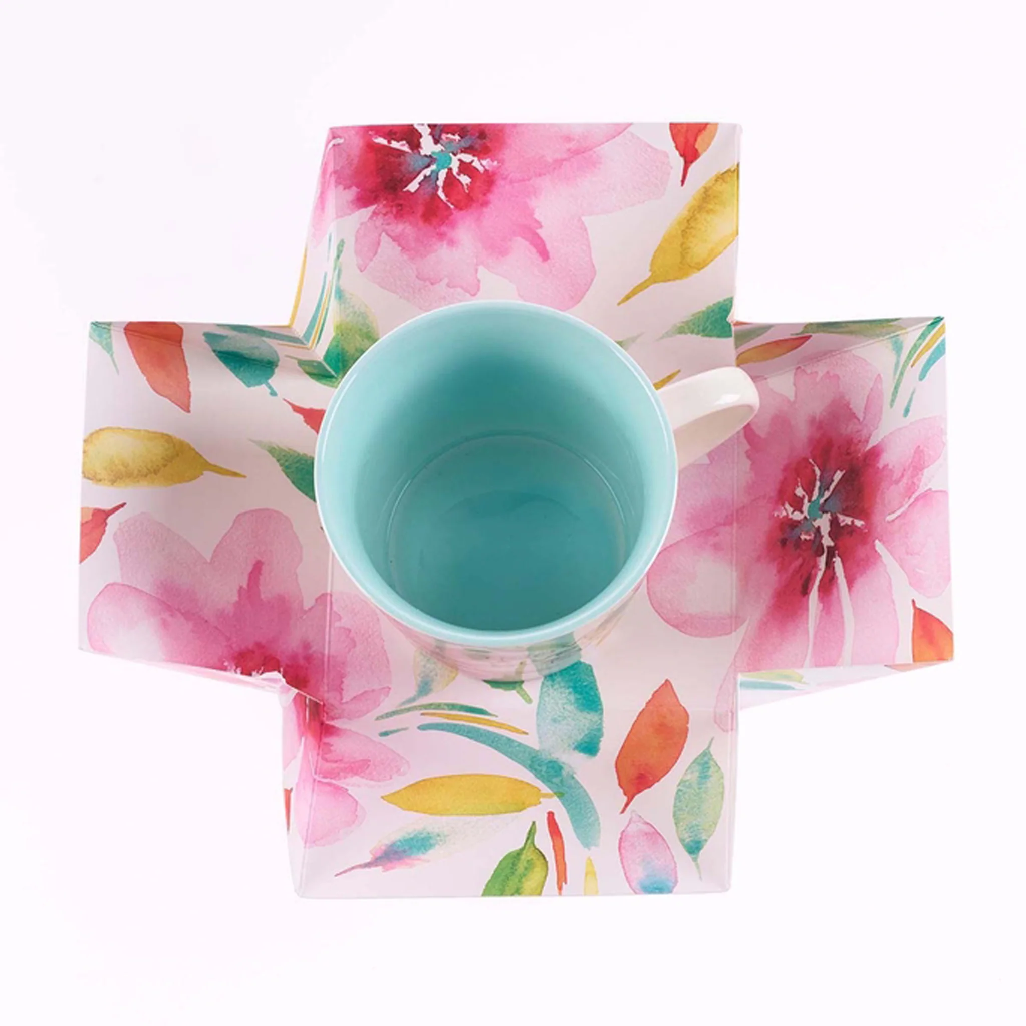 Never Give Up Pink Daisies Coffee Mug - Image 4