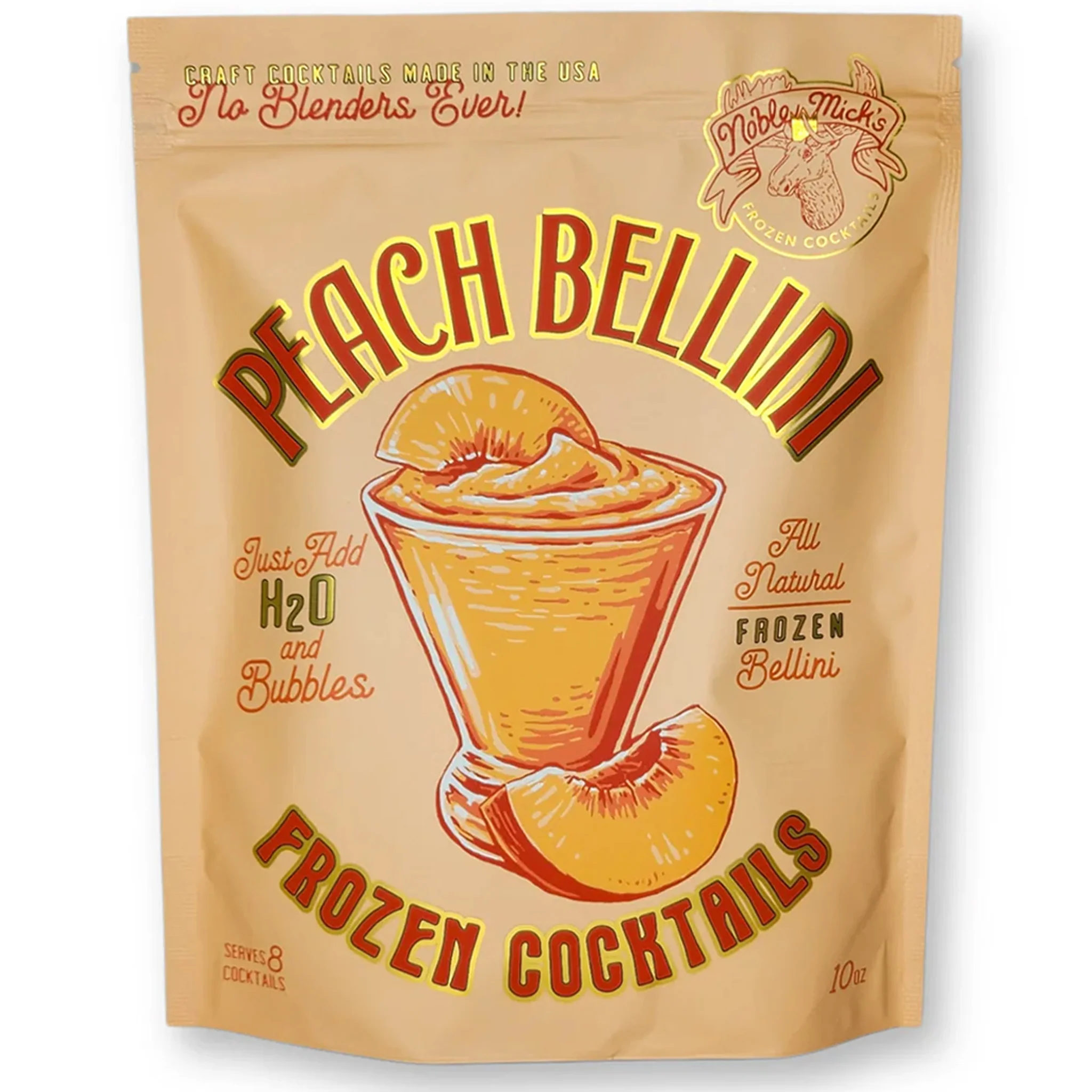 Noble Mick's Peach Bellini Frozen Cocktail Mix