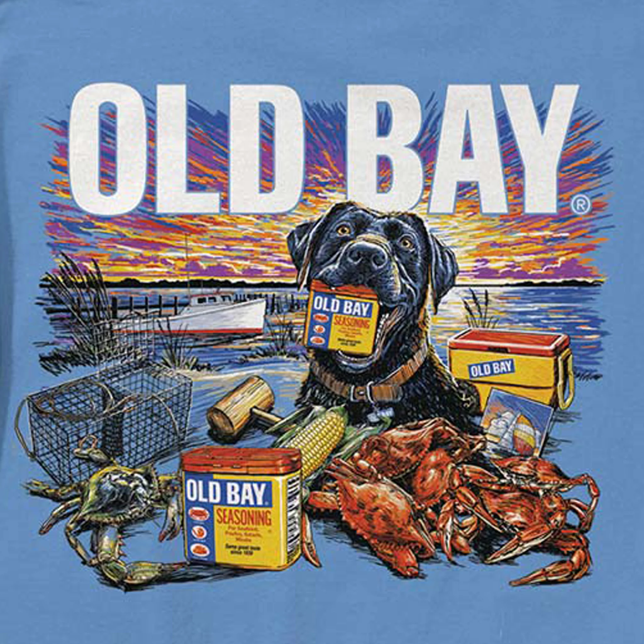Old Bay Seasoning Collage T-Shirt - Image 2