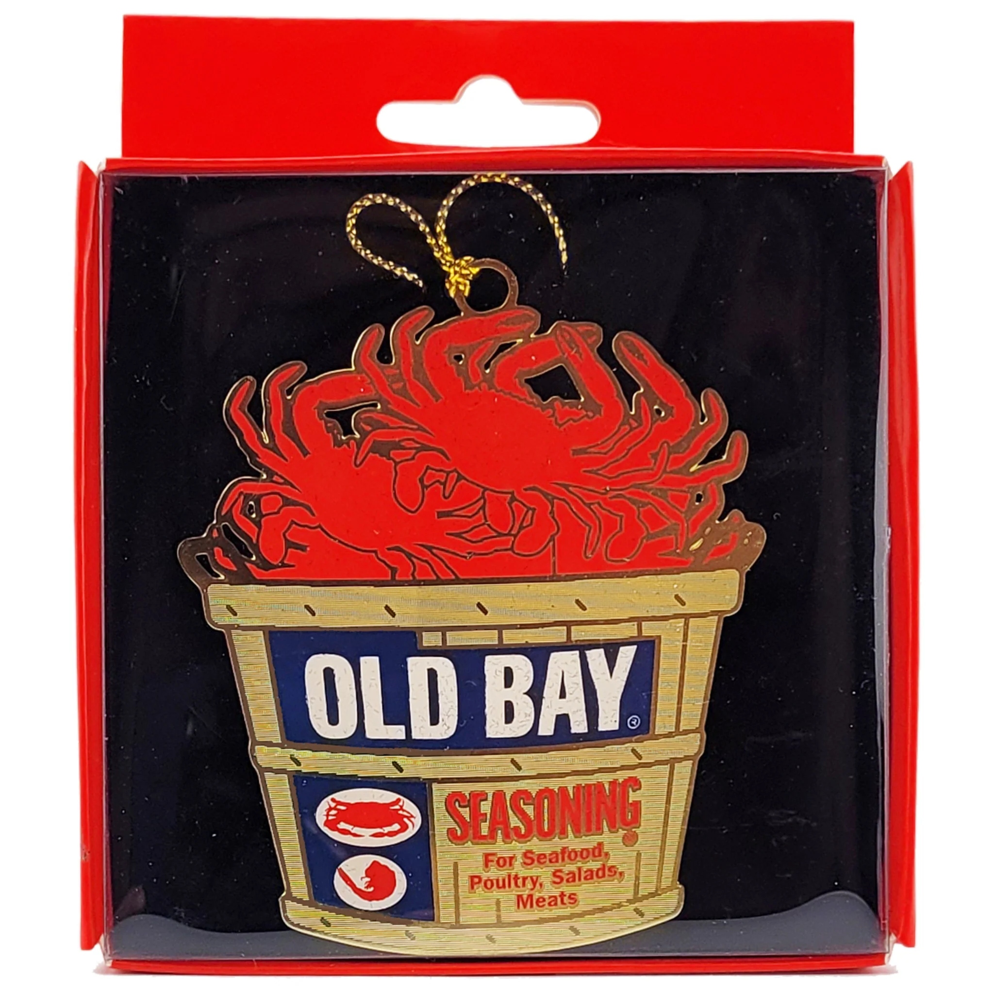 Old Bay Seasoning Crab Bushel Metal Ornament - Image 3