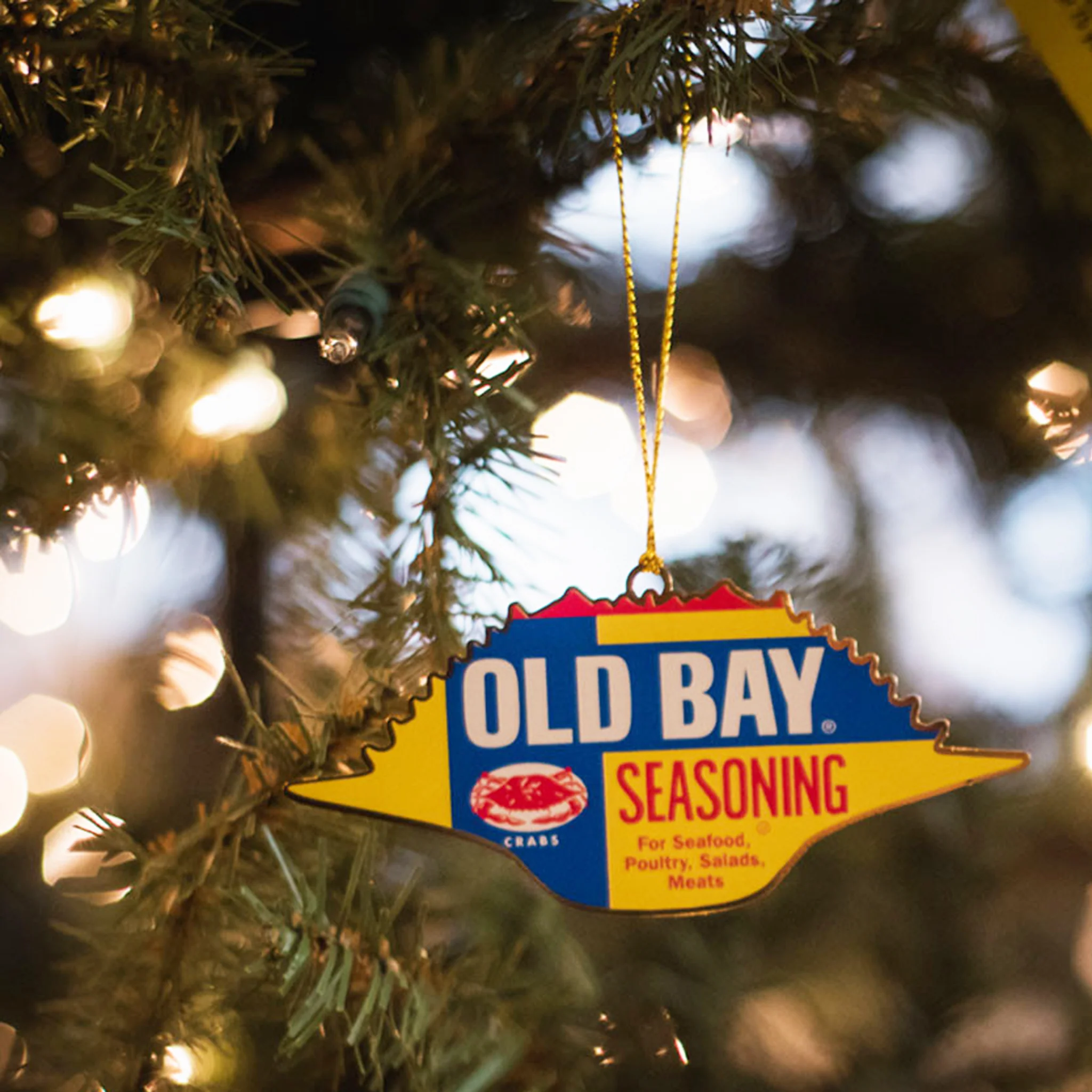 Old Bay Seasoning Crab Shell Metal Ornament - Image 2