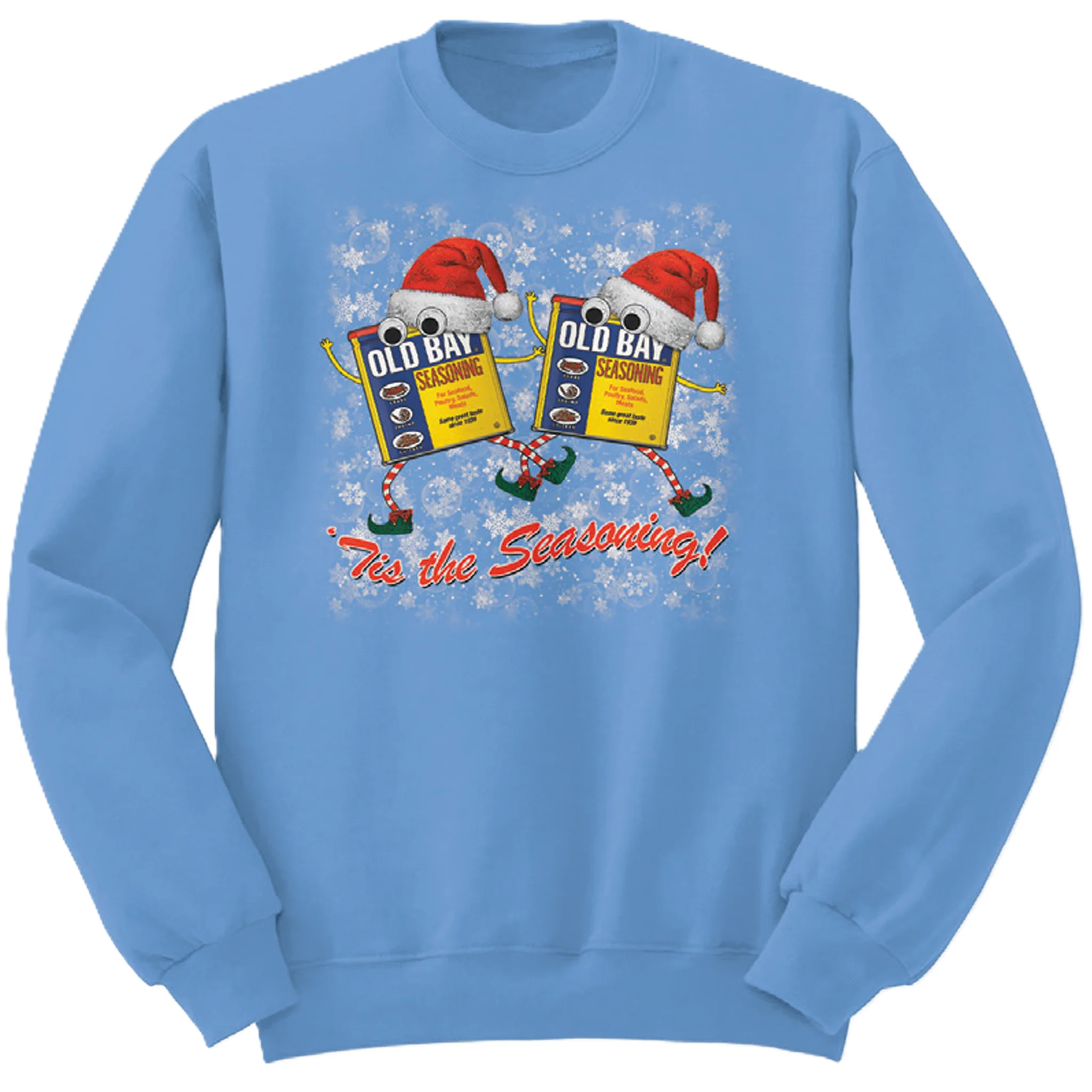 Old Bay Seasoning Tis The Seasoning Holiday Shirts - Image 3