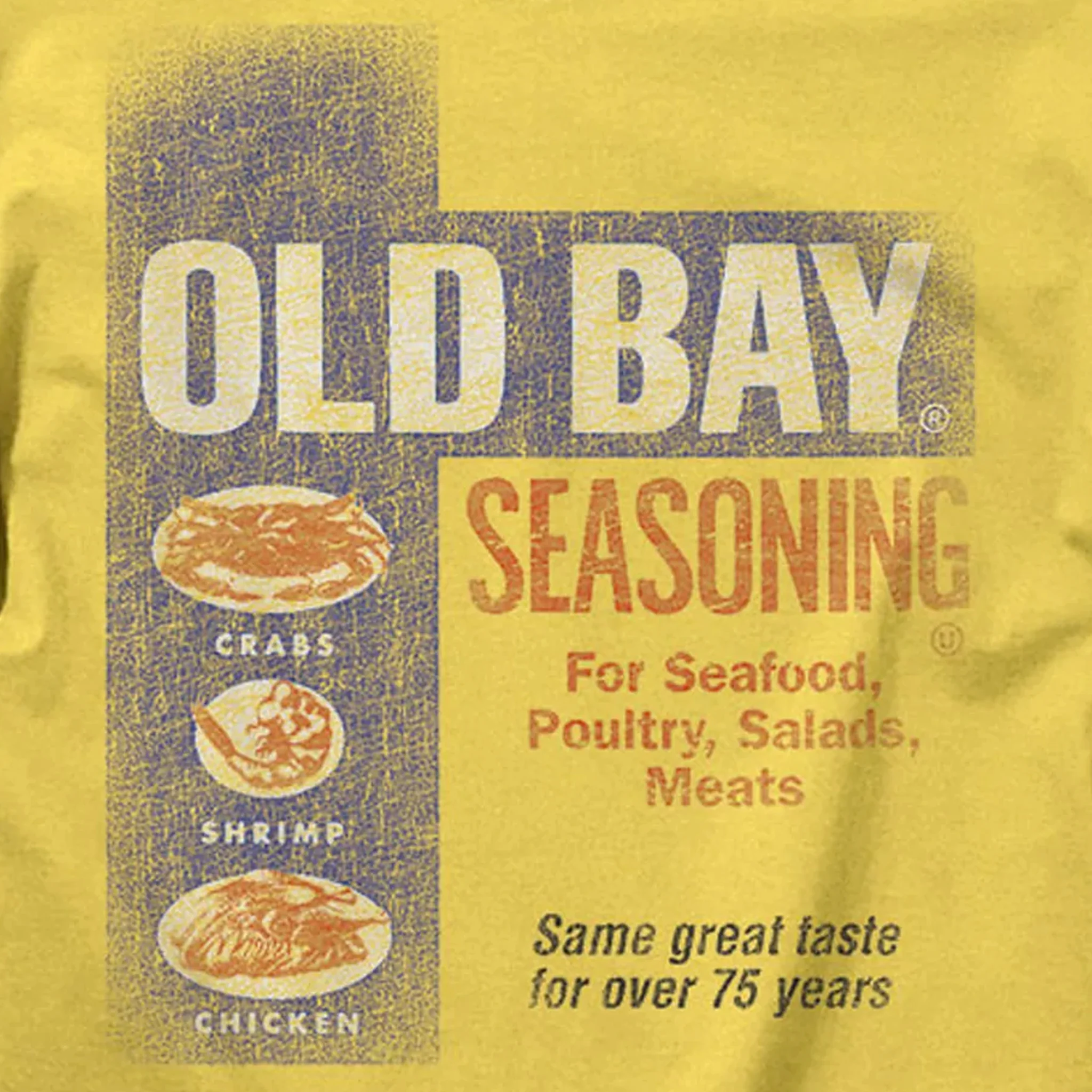 Old Bay Seasoning Washed Can Yellow T-Shirt - Image 4