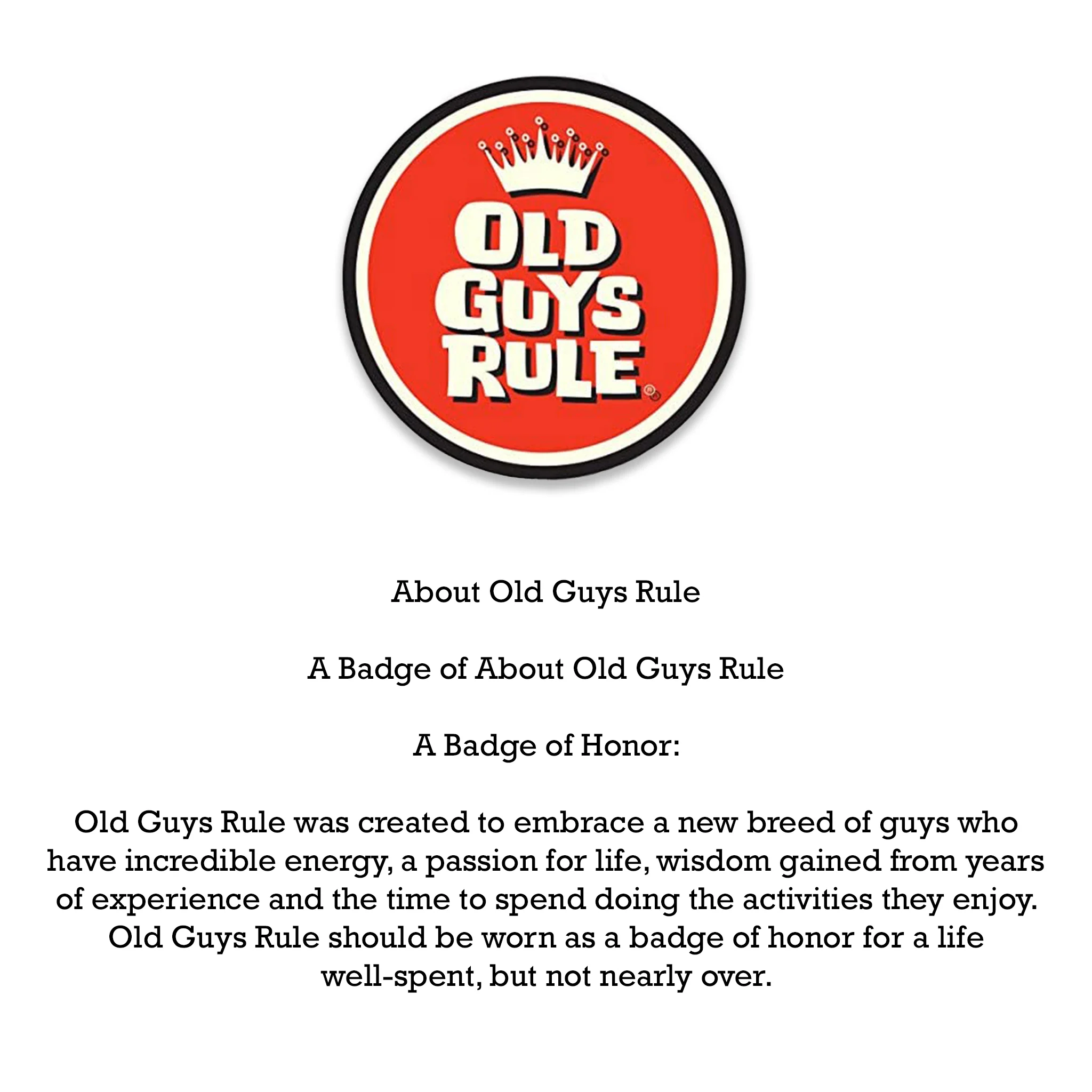 Old Crabby's Old Guys Rule Stone Drink Coaster - Image 3