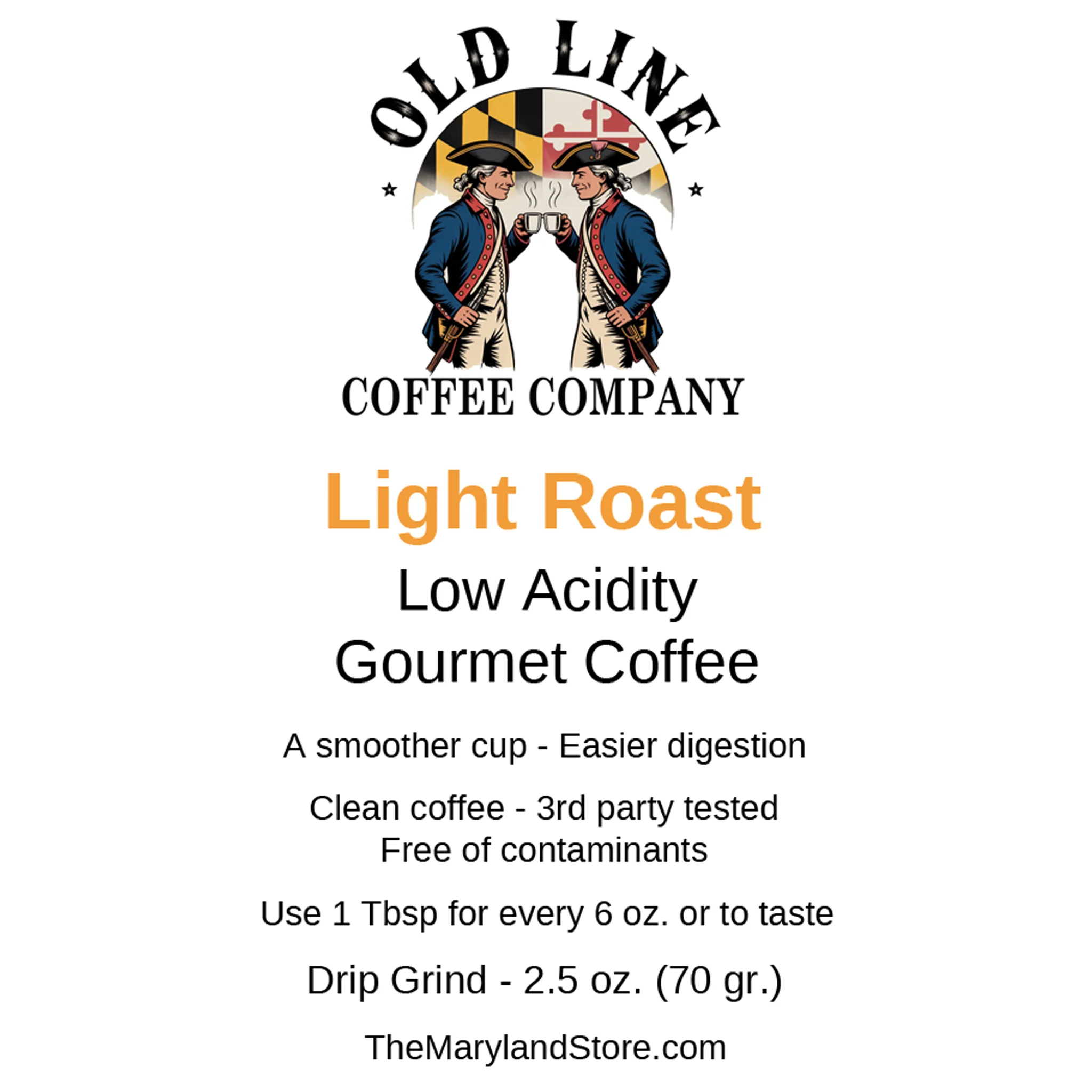 Old Line Coffee Light Roast 2.5oz - Image 2