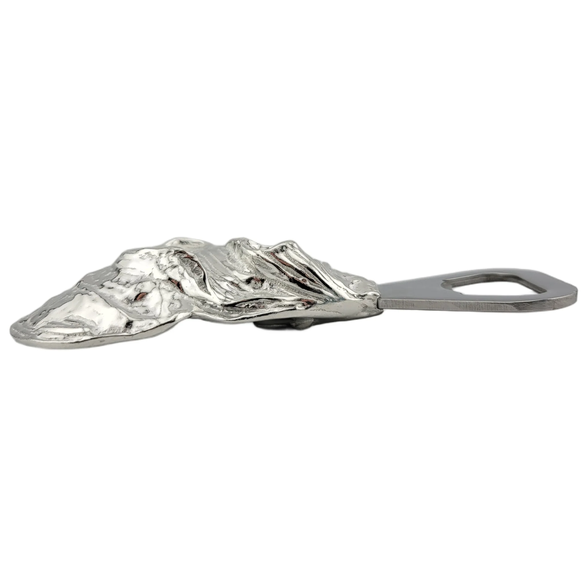 Oyster Shell Bottle Opener Pewter - Image 4