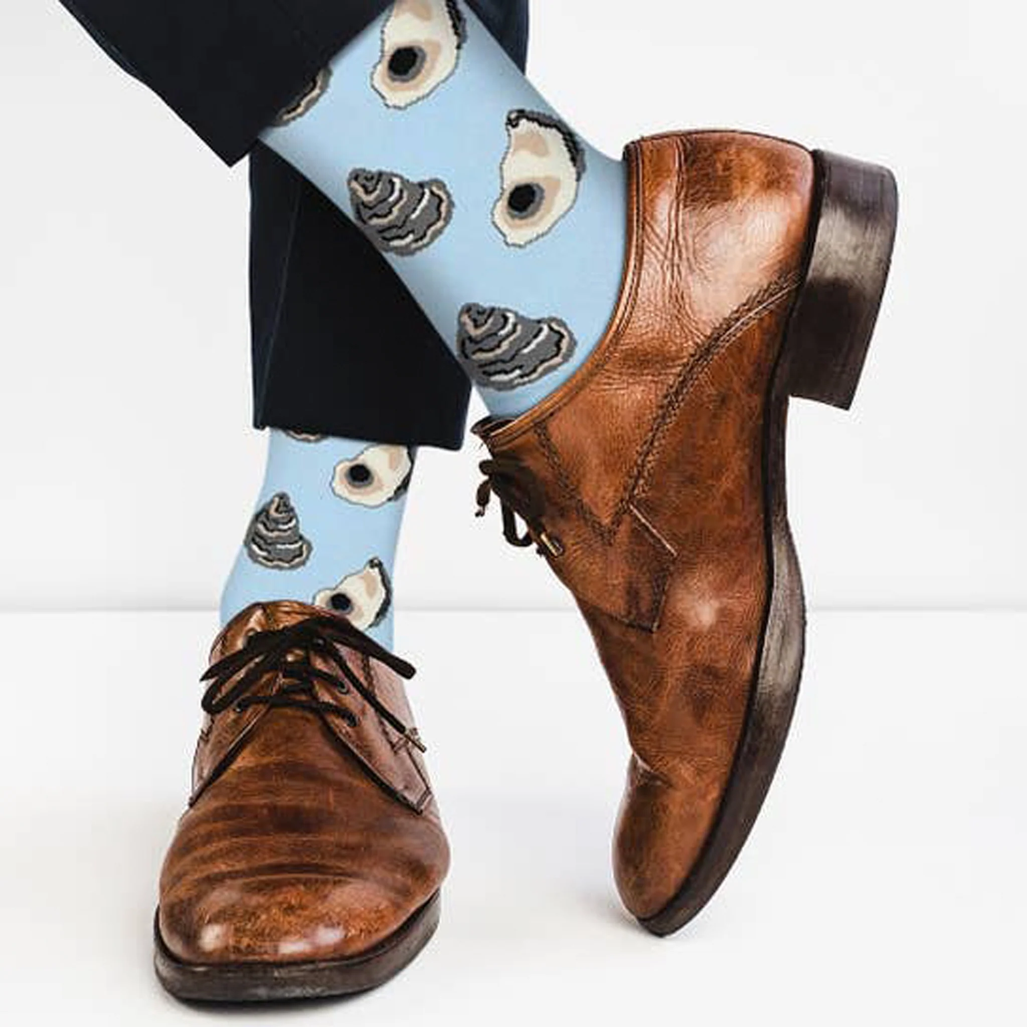 Oysters on Blue Socks - Image 3