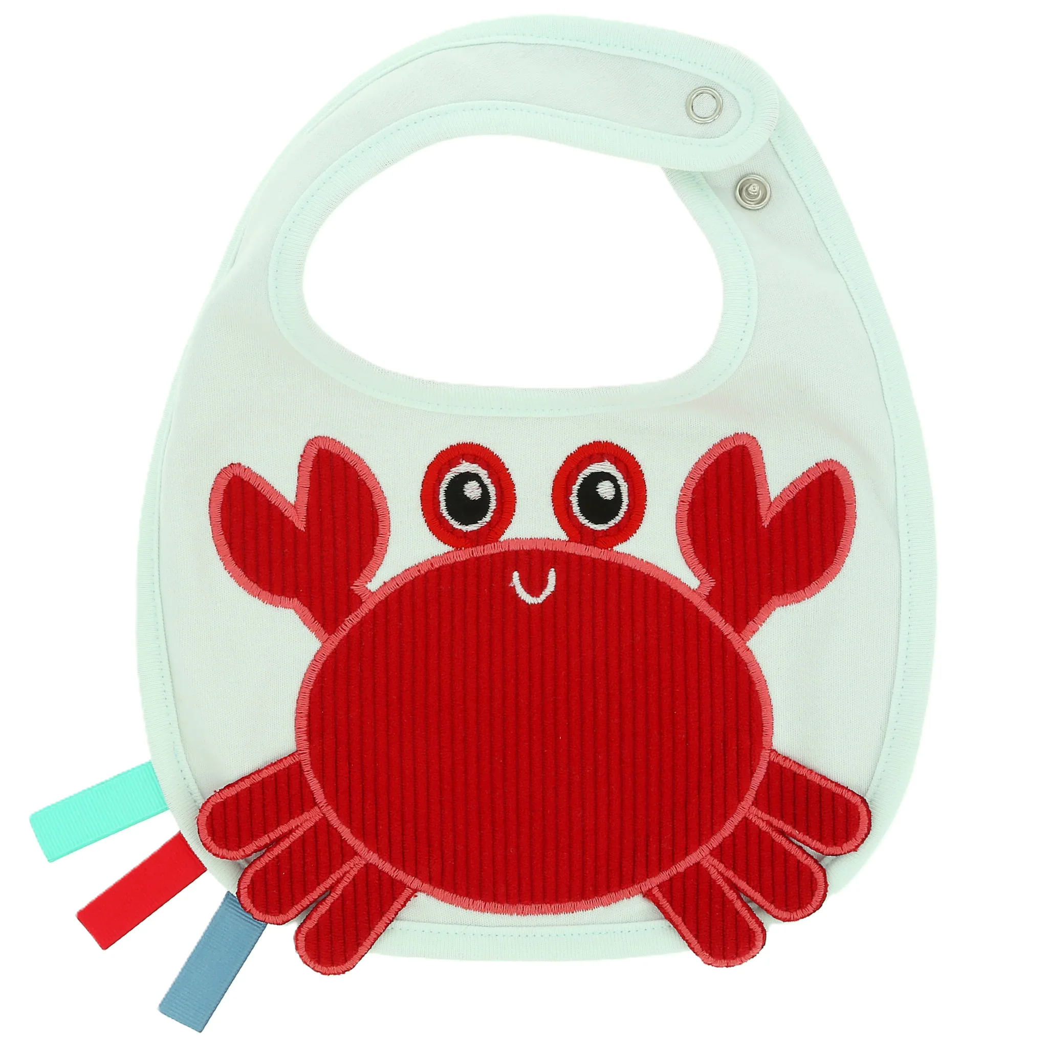 Pinch Perfect Crab Baby Activity Bib