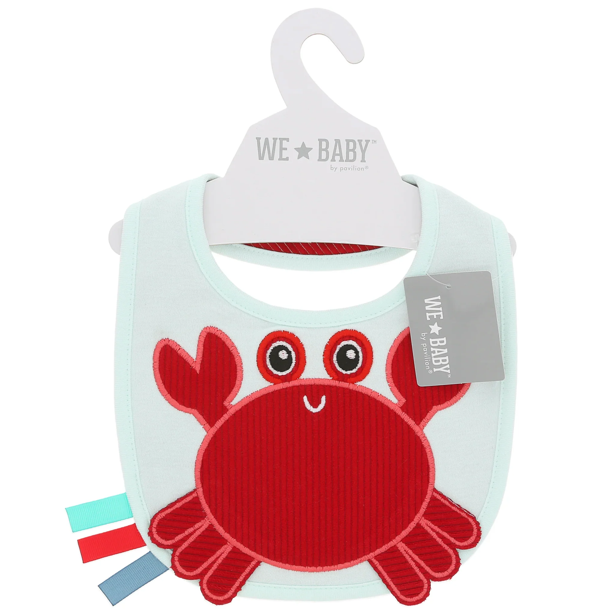 Pinch Perfect Crab Baby Activity Bib - Image 4