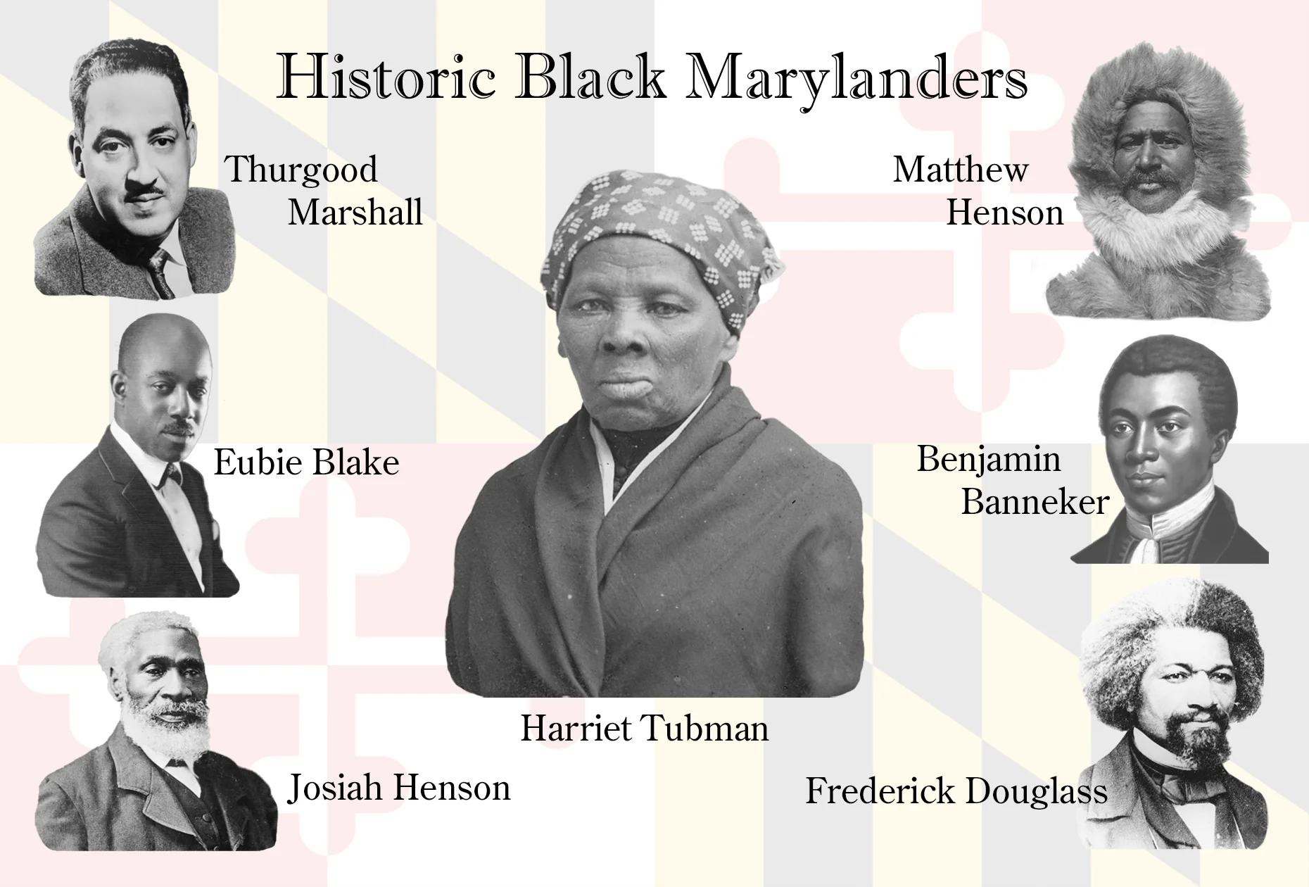 Postcard - Historic Black Marylanders