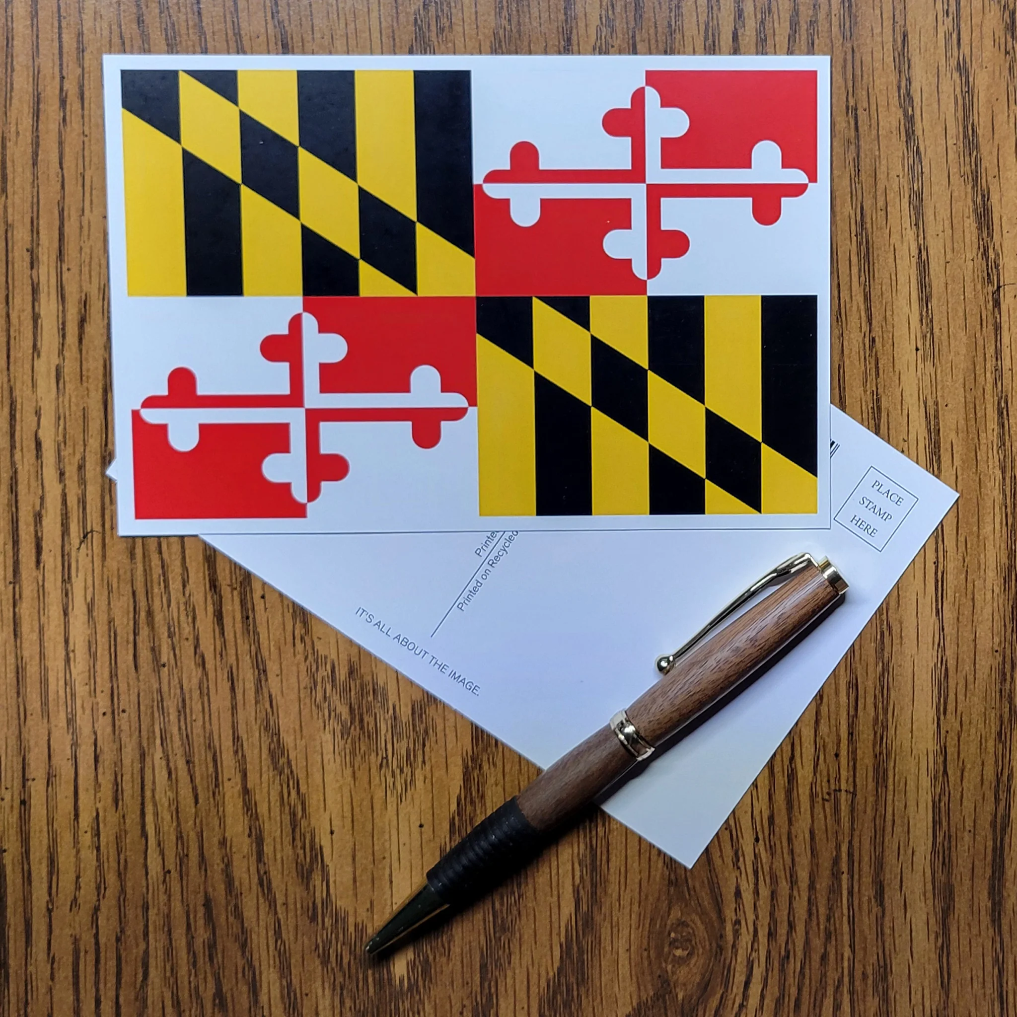 Postcard - Maryland State Flag - Image 2