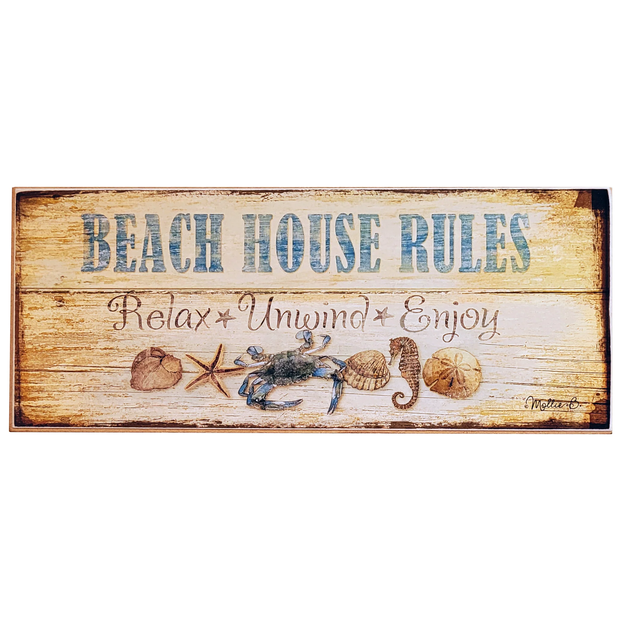 Print Block Sign 10"x4" Assorted Designs - Image 32