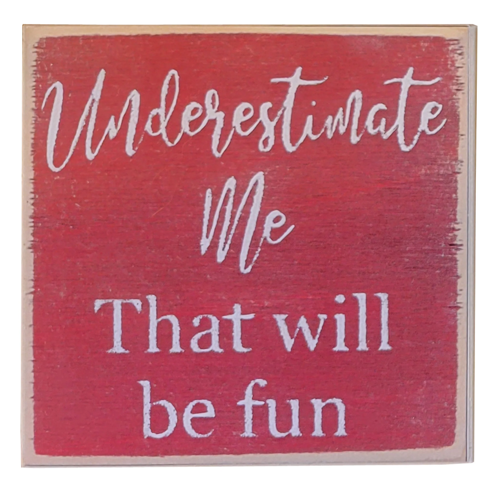 Print Block Sign 4"x4" Assorted Designs - Image 24