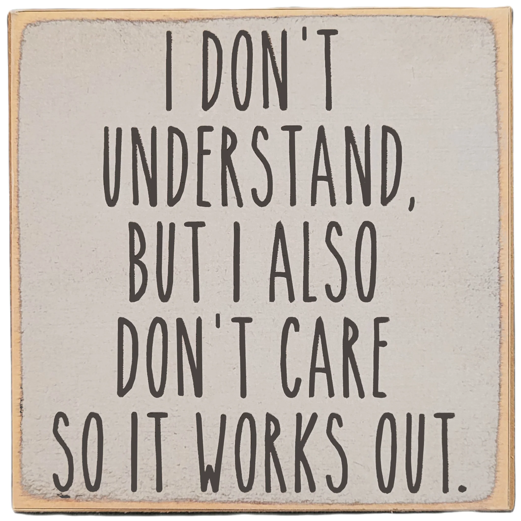 Print Block Sign 4"x4" Assorted Designs - Image 42