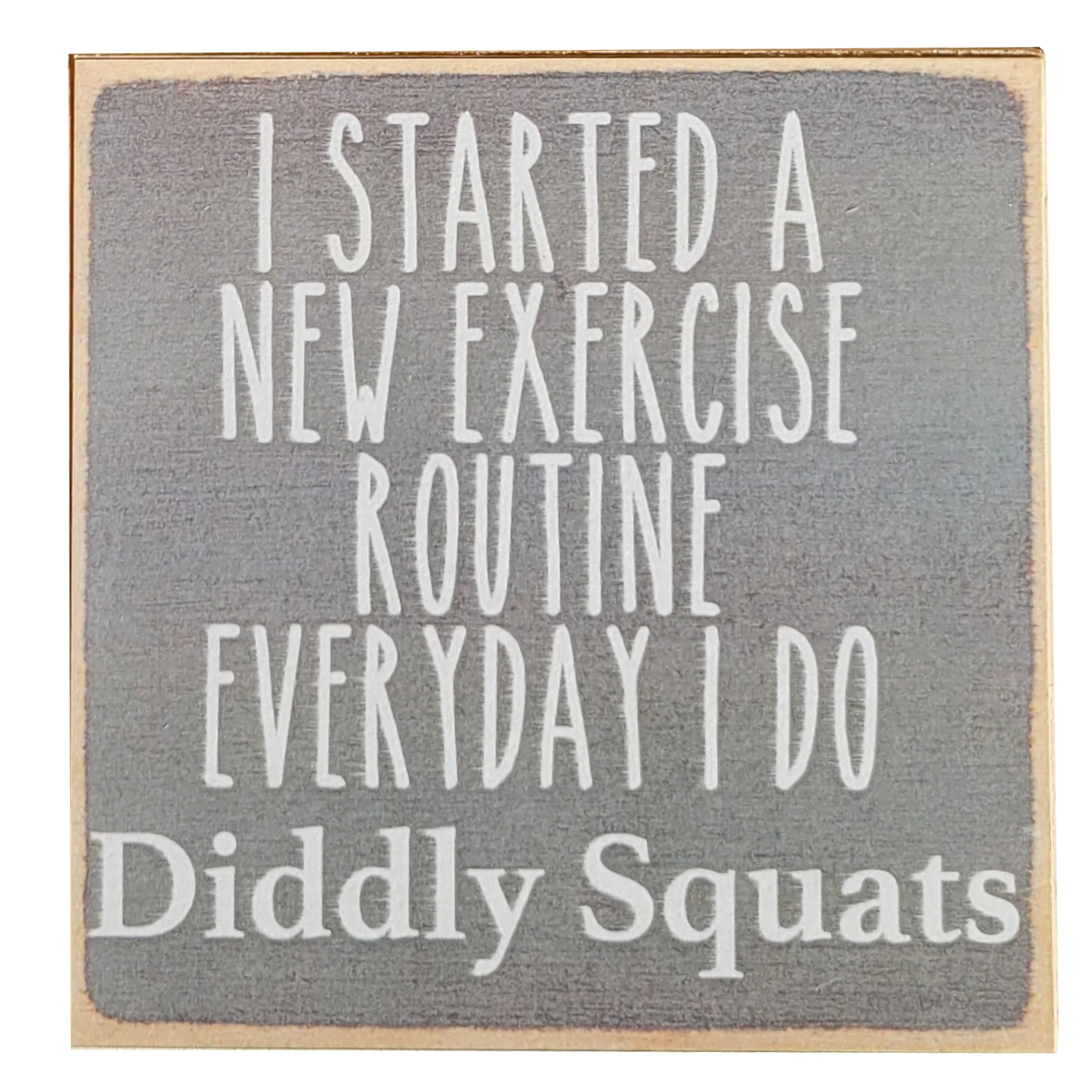 Print Block Sign 4"x4" Assorted Designs - Image 6