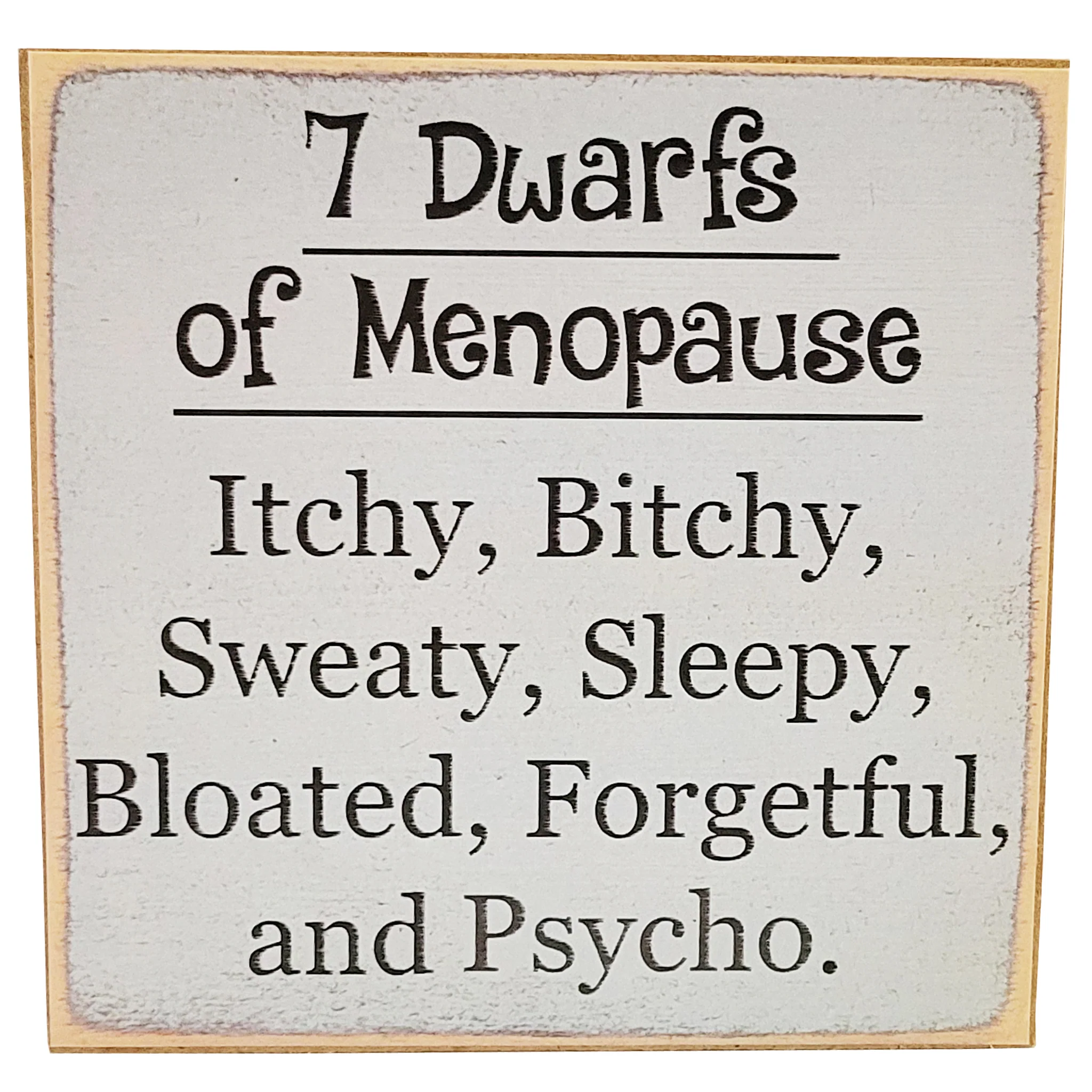 Print Block Sign 5"x5" Assorted Designs - Image 20