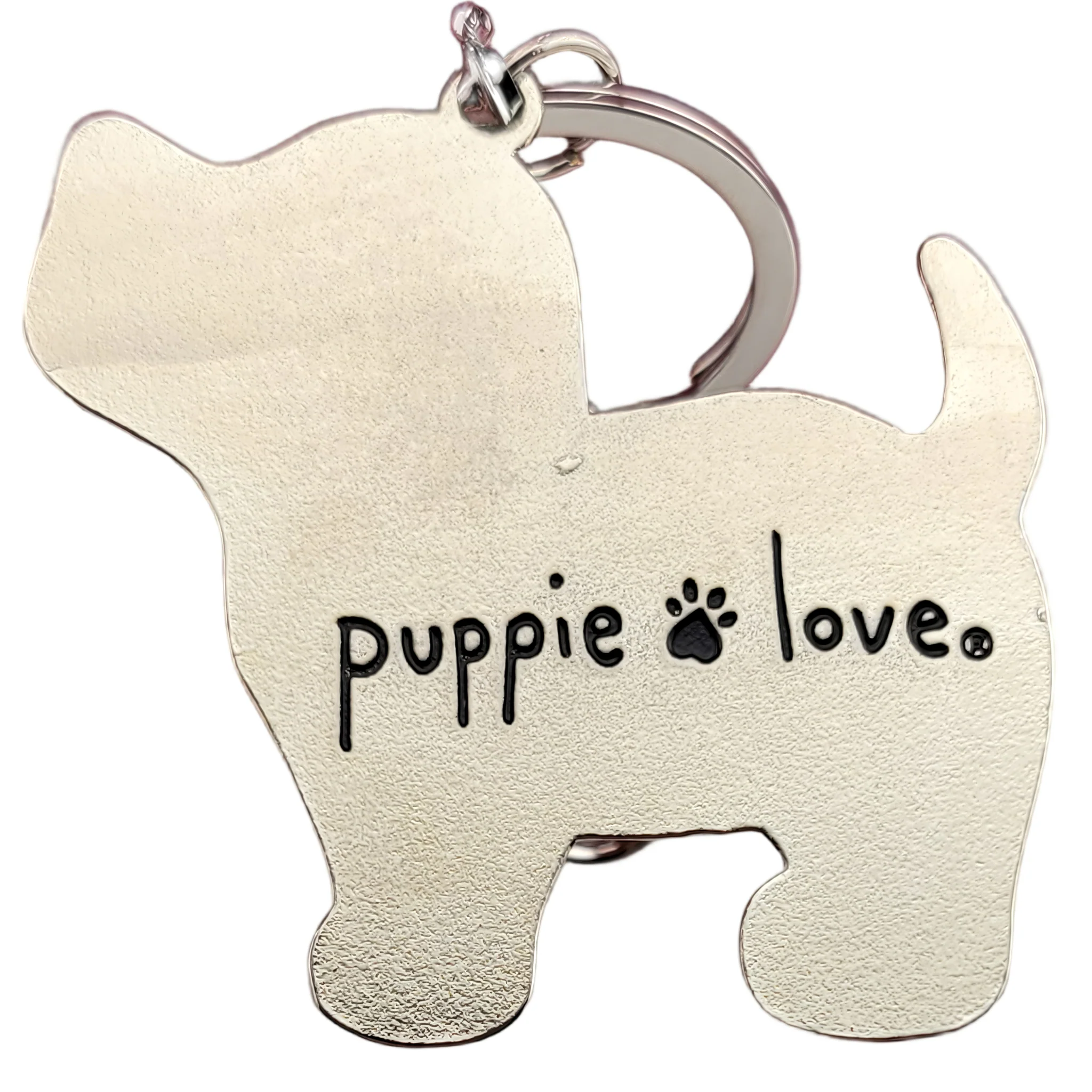 Puppie LoveĀ® Maryland Flag Pattern Pup Key Ring - Image 3