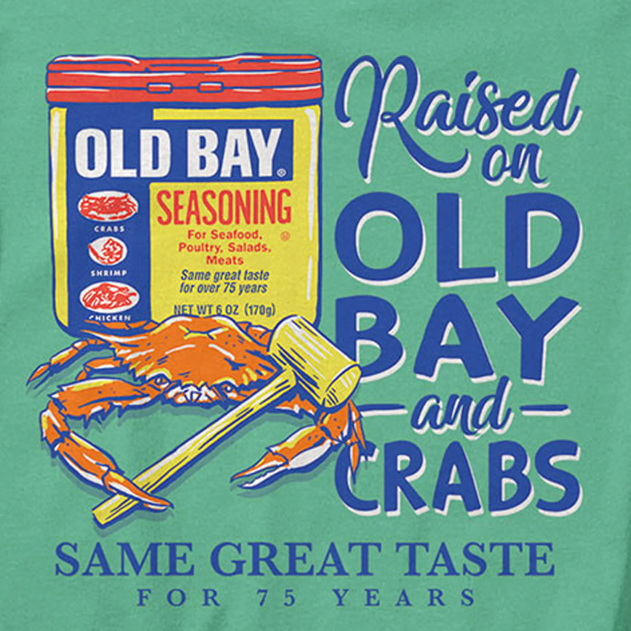 Raised On Old Bay and Crabs T-Shirt - Image 2