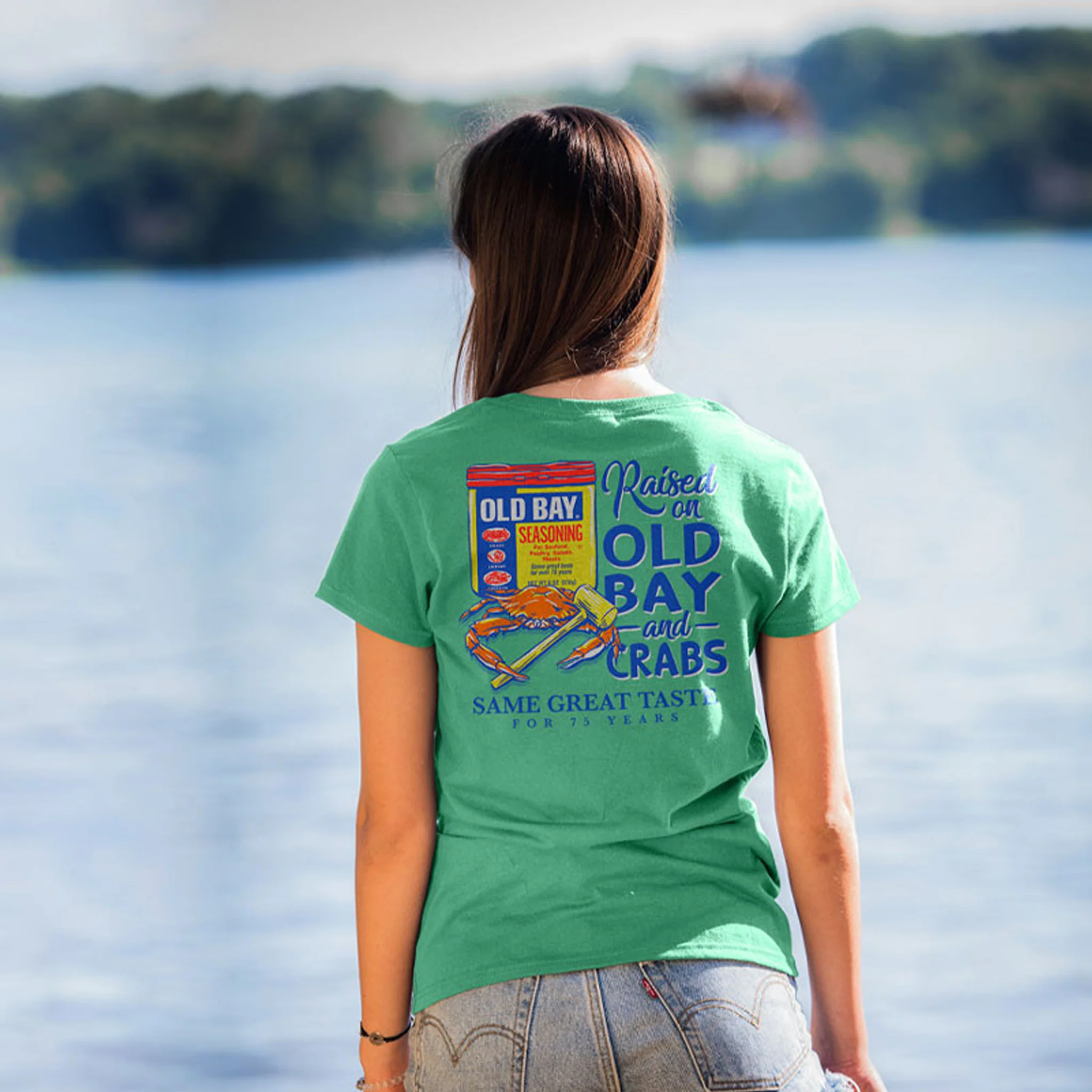 Raised On Old Bay and Crabs T-Shirt - Image 4