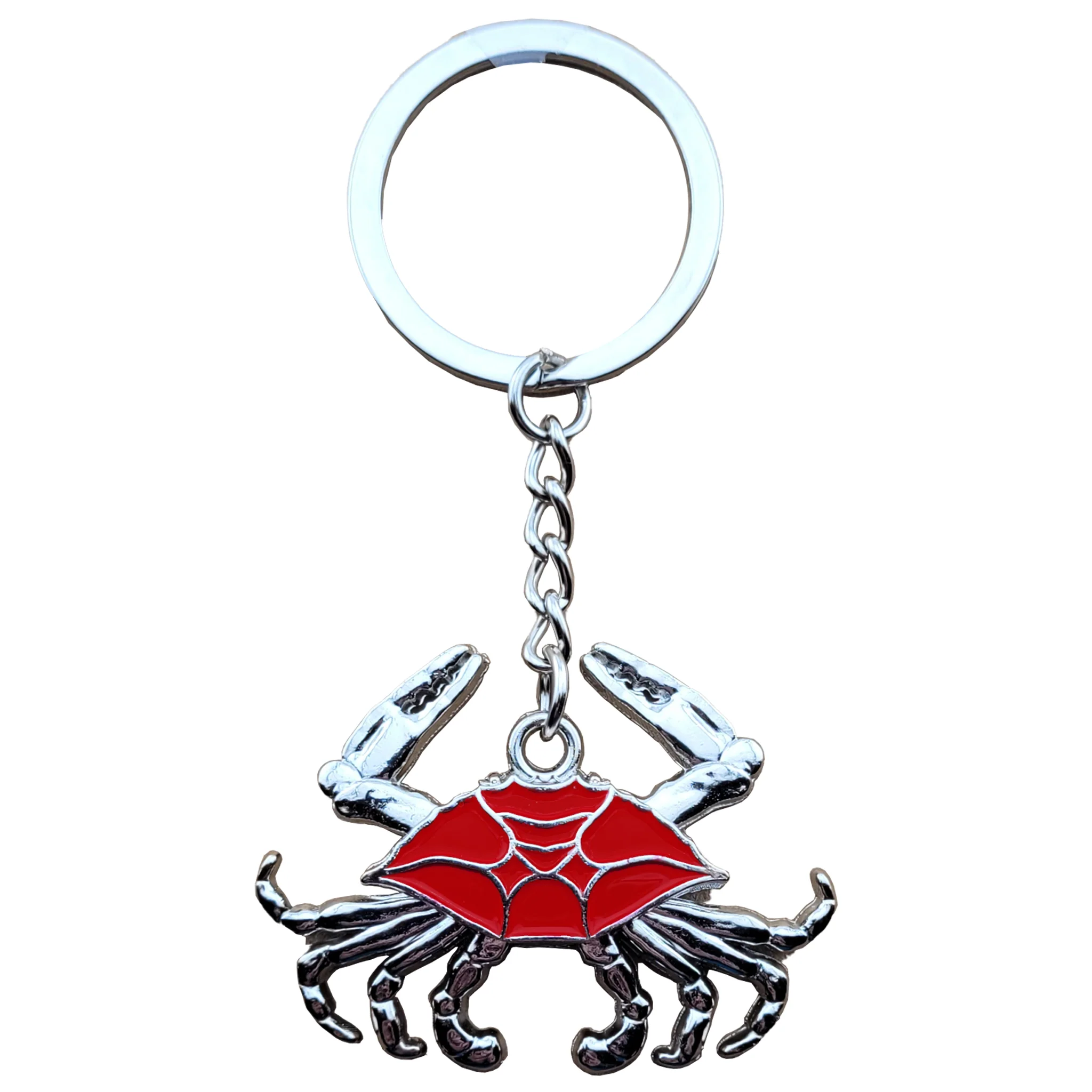 Red Crab 3D Wiggle Claws Key Ring