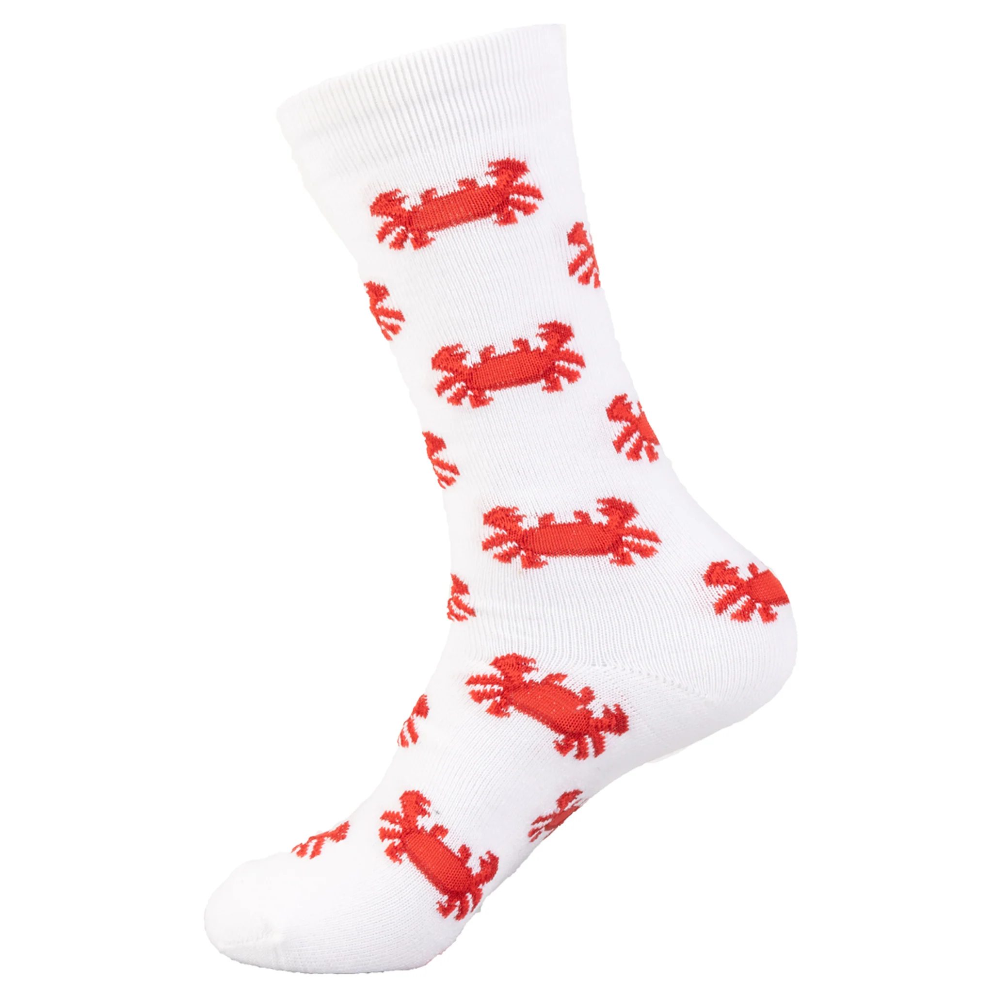 Red Crab on White Socks - Image 2