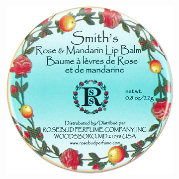 Rosebud's Rose & Mandarin Lip Balm Tin - Image 2