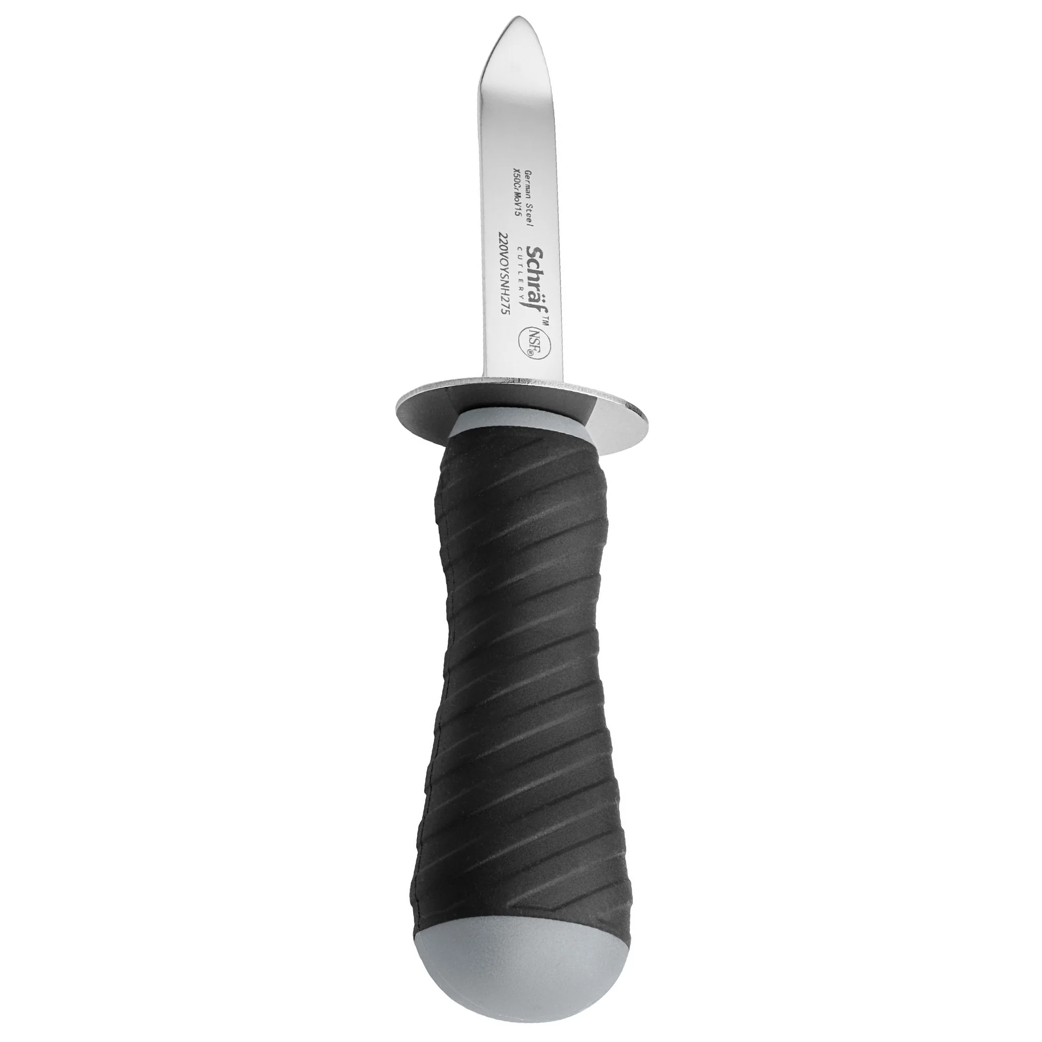 Schraf Oyster Knife with Guard TPRgrip Handle