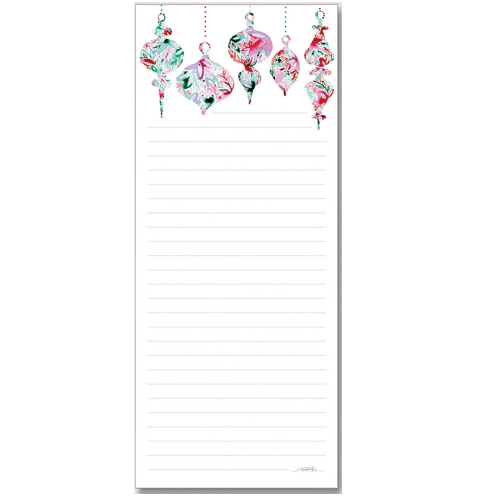 Seasonal Floral Magnetic Notepad Assorted Designs - Image 2