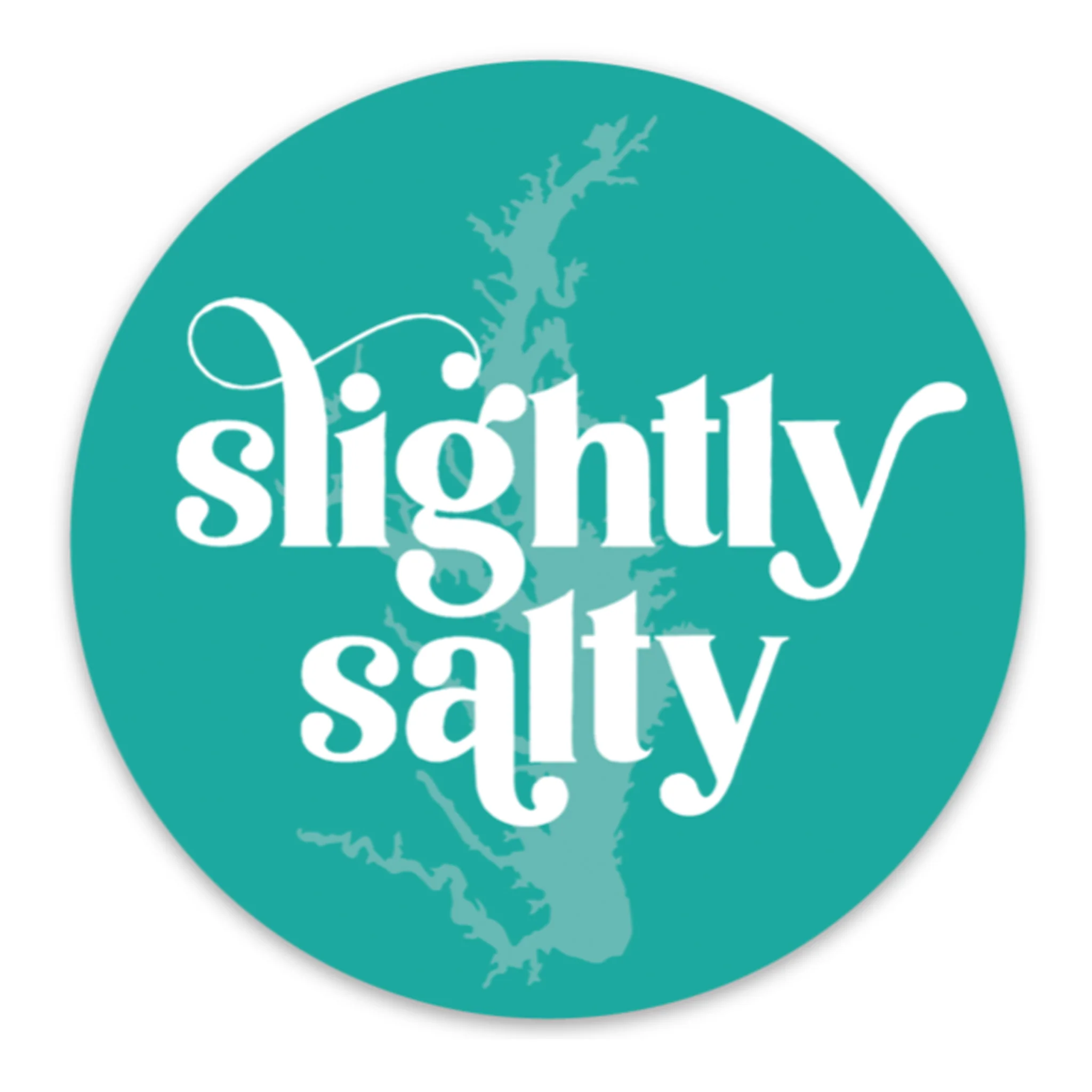 Slightly Salty Chesapeake Bay Vinyl Sticker