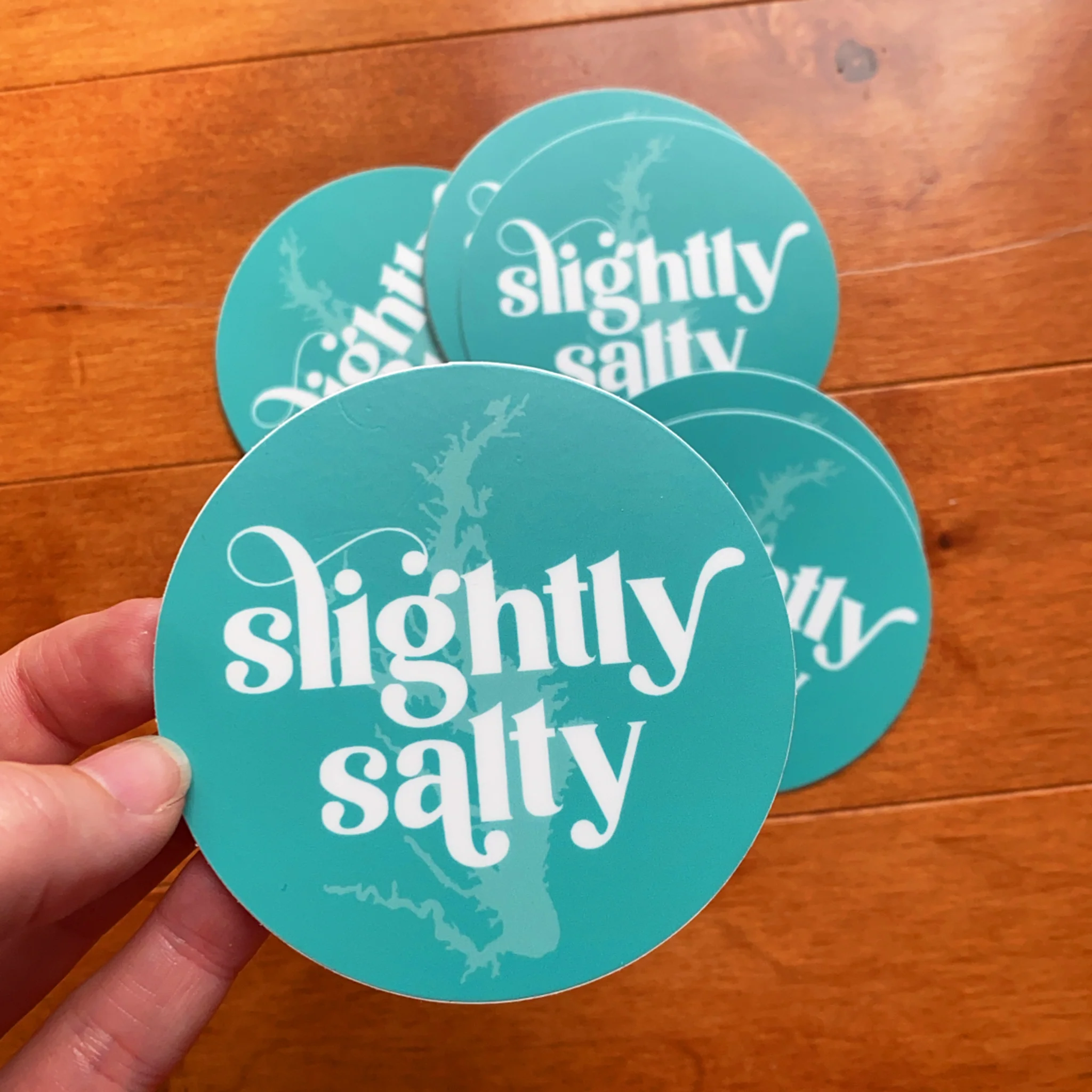 Slightly Salty Chesapeake Bay Vinyl Sticker - Image 2