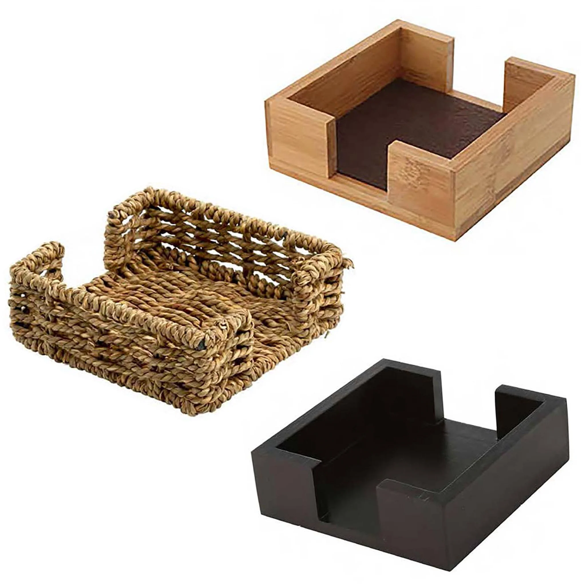 Square Coaster Holder Assorted Designs
