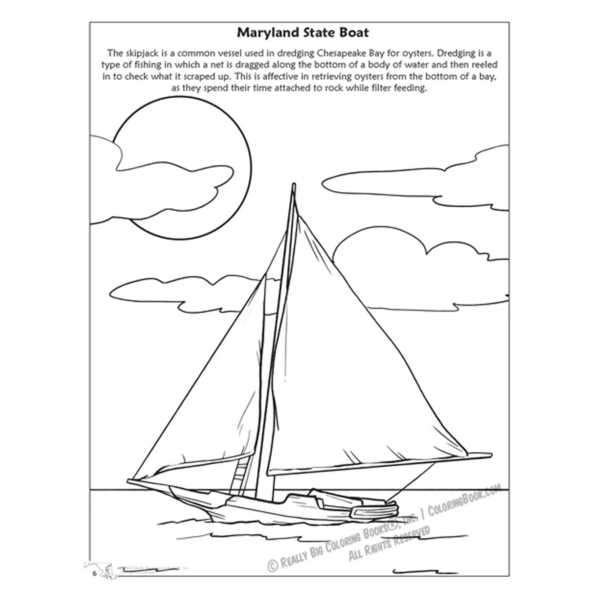 State of Maryland Coloring and Activity Book - Image 5
