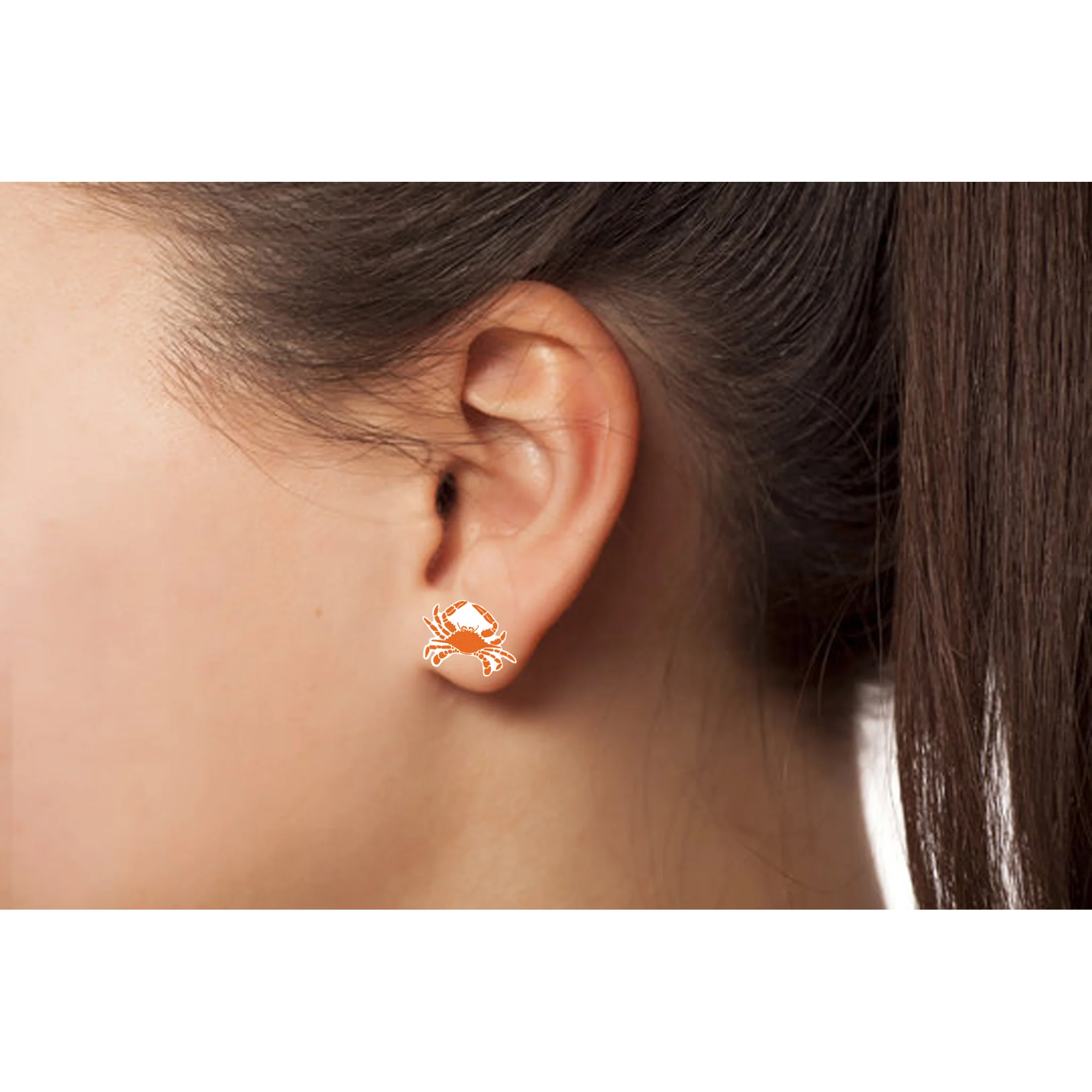 Steamed Crab - Post Earrings - Image 2