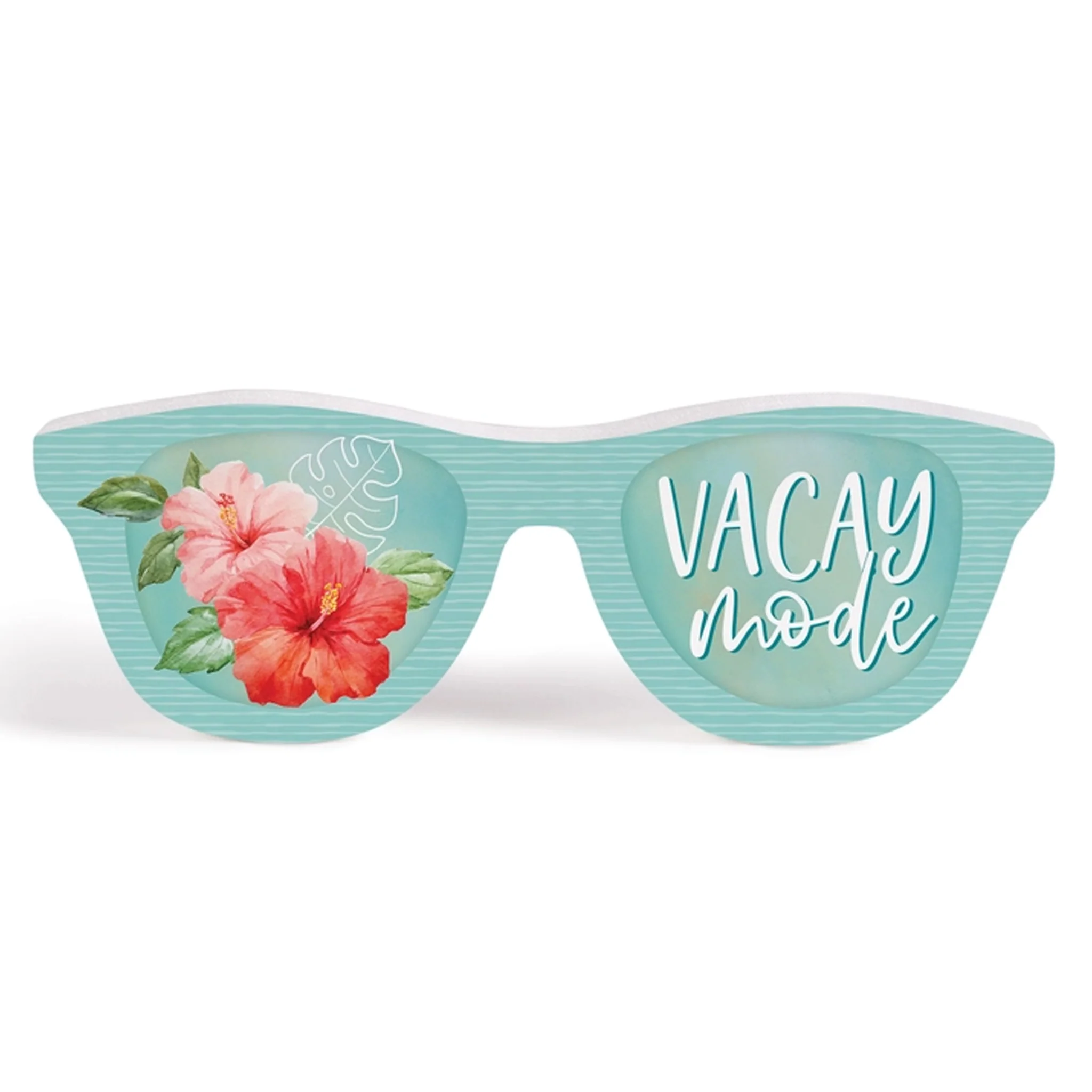 Sunglasses Shaped Tabletop Wood Block Sign - Assorted - Image 3