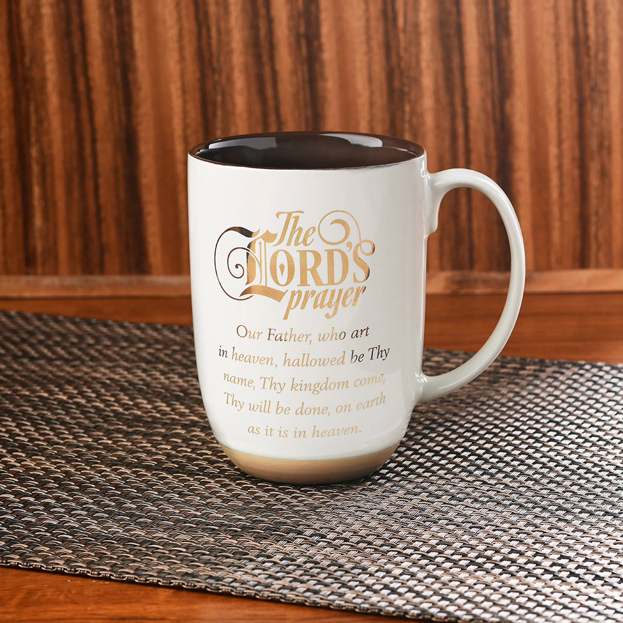 The Lord's Prayer Matthew 6:9-13 Coffee Mug - Image 4