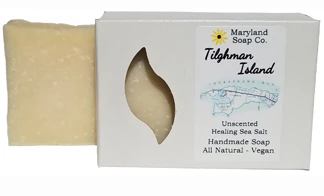 Tilghman Island Unscented Natural Sea Salt Soap