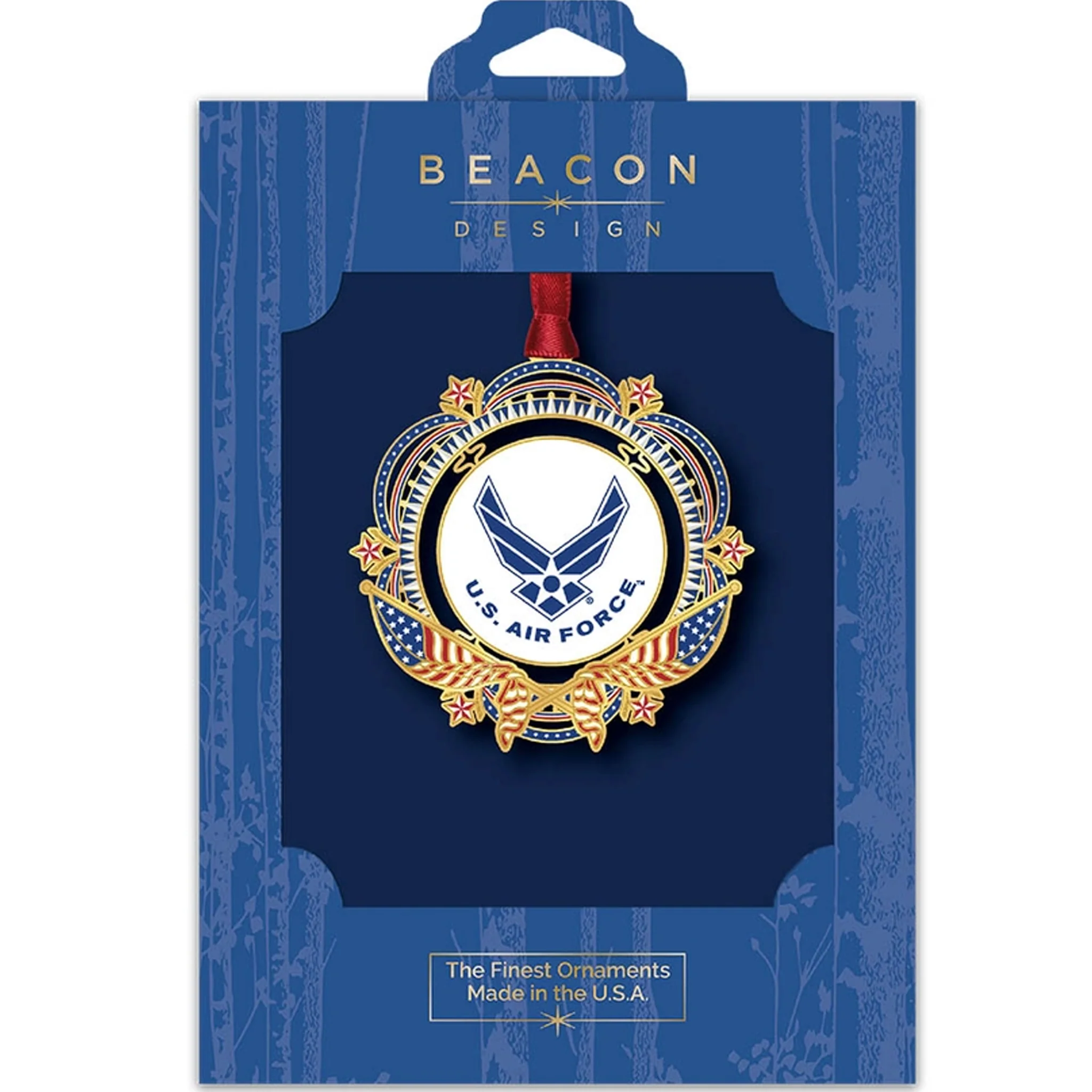 United States Air Force Patriotic Brass Ornament - Image 2