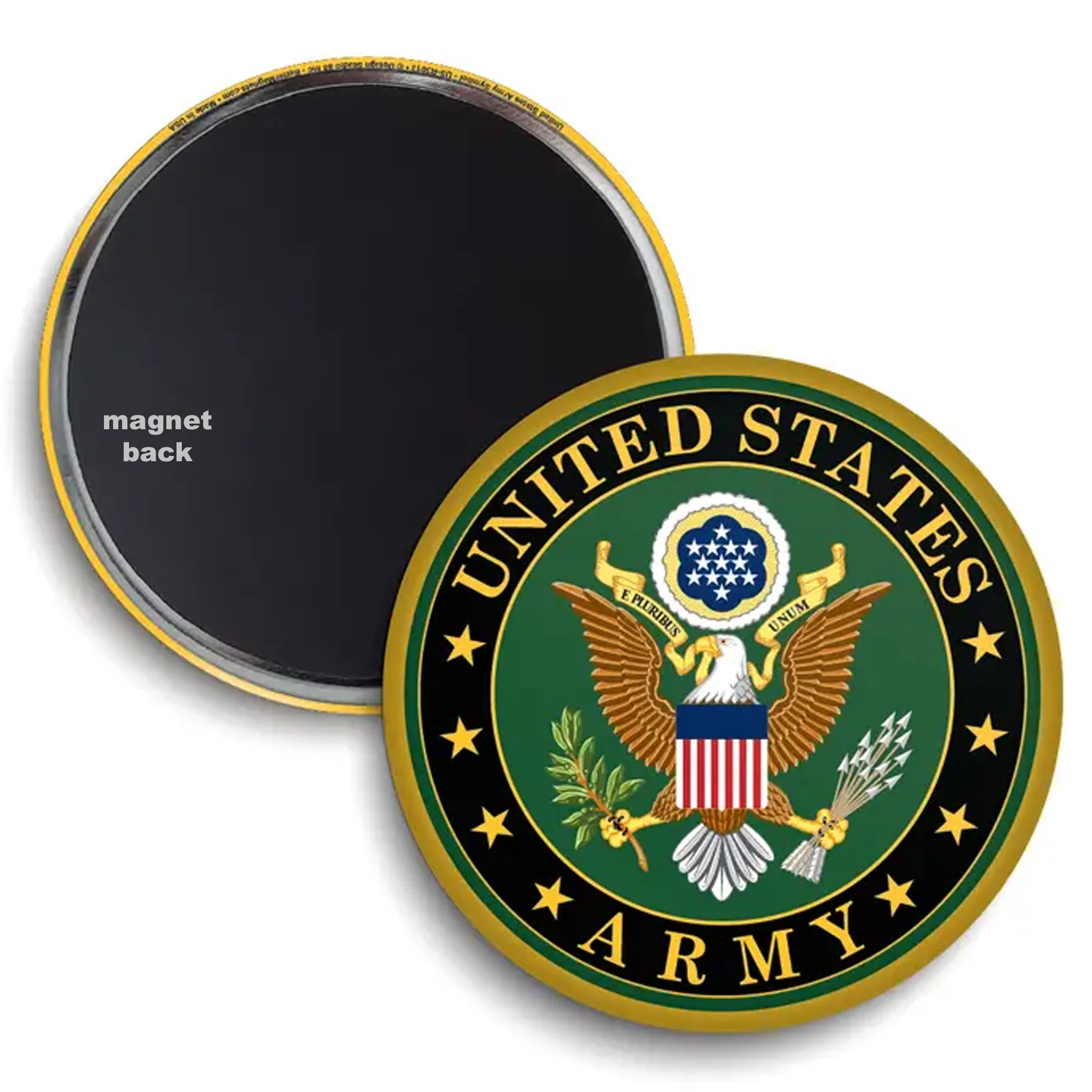 United States Army Logo Round Magnet