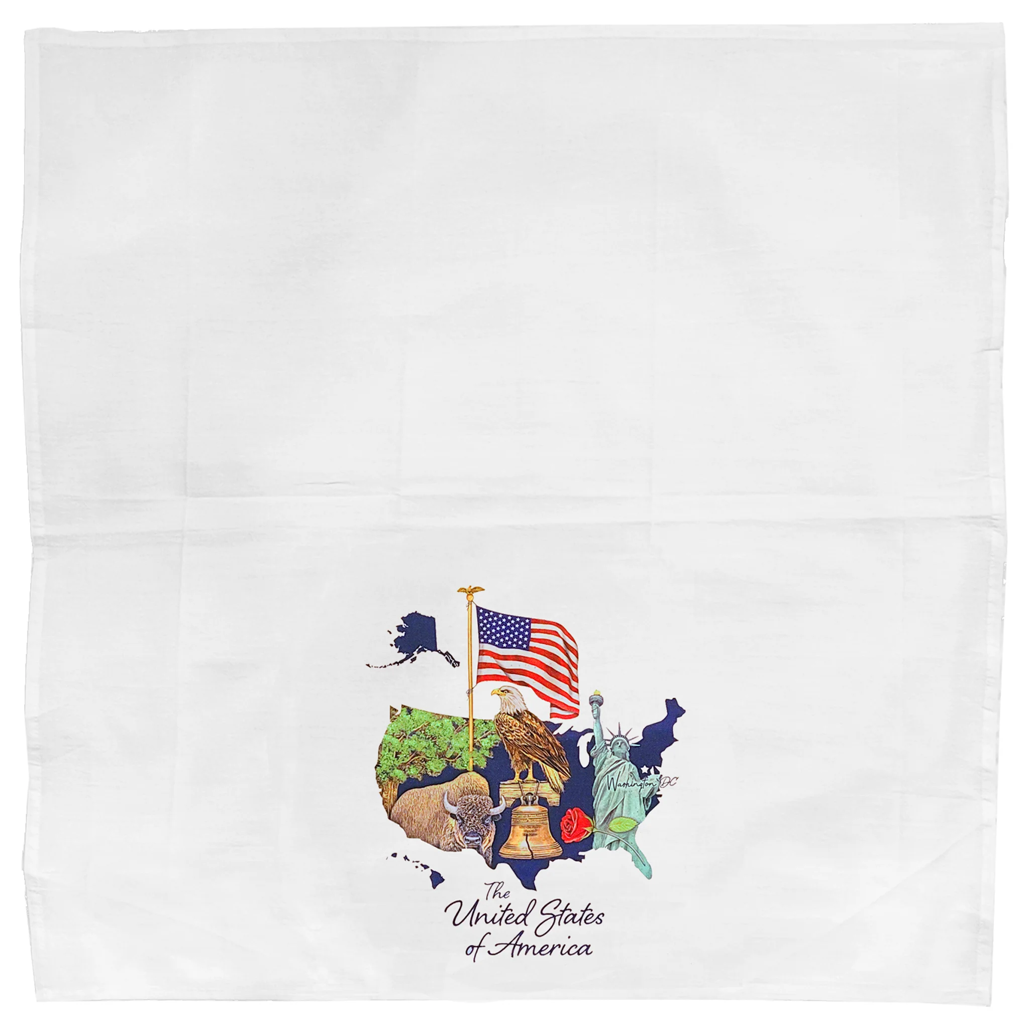 United States of America Symbols Kitchen Towel
