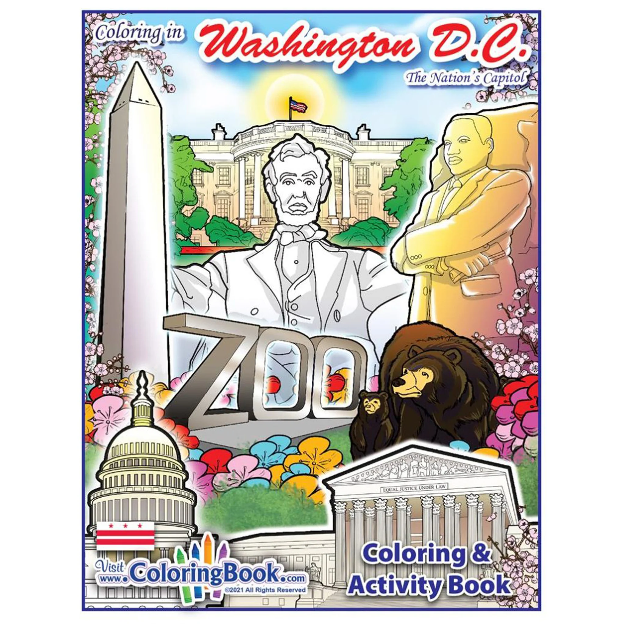 Washington D.C. (The Nation's Capitol) Coloring and Activity Book