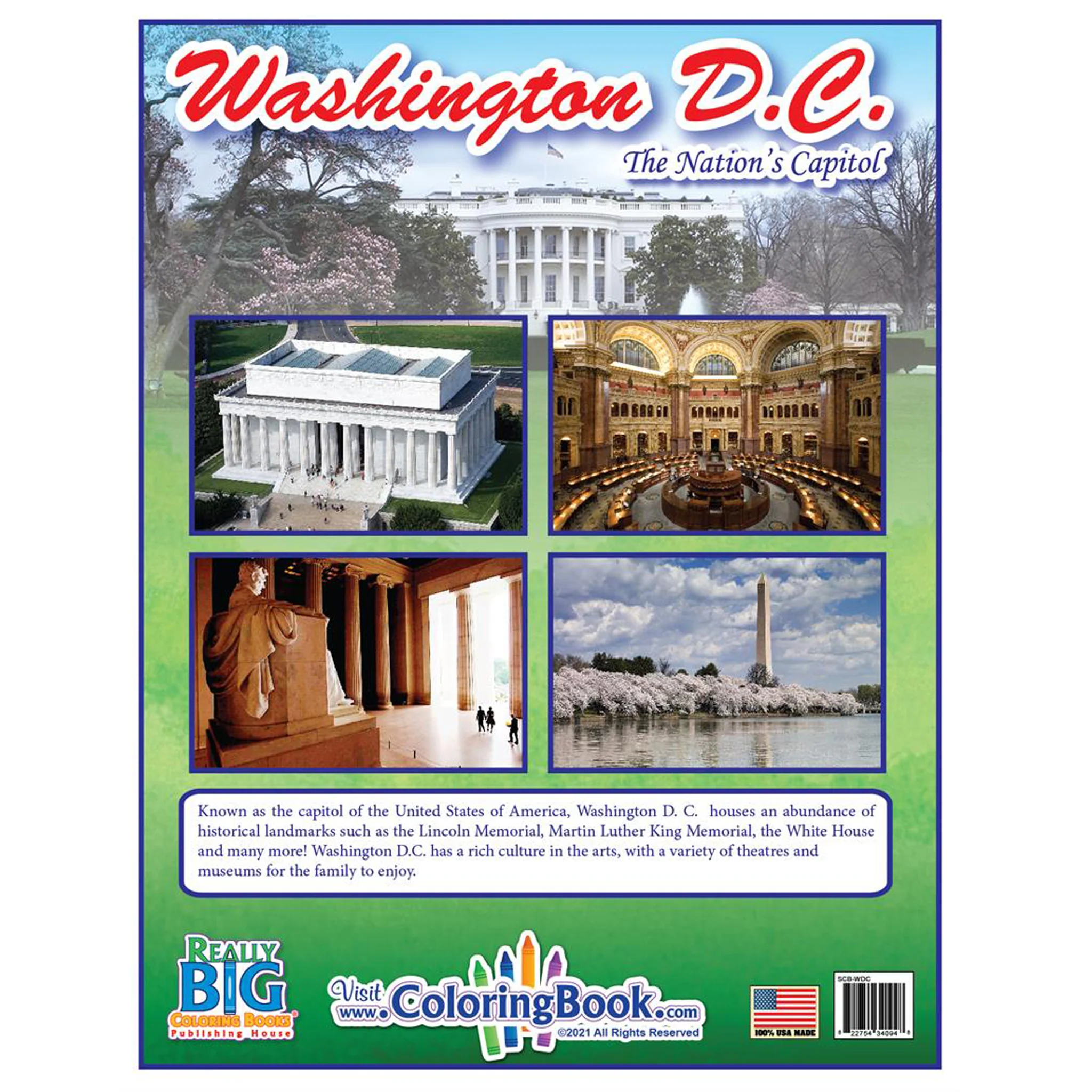 Washington D.C. (The Nation's Capitol) Coloring and Activity Book - Image 5