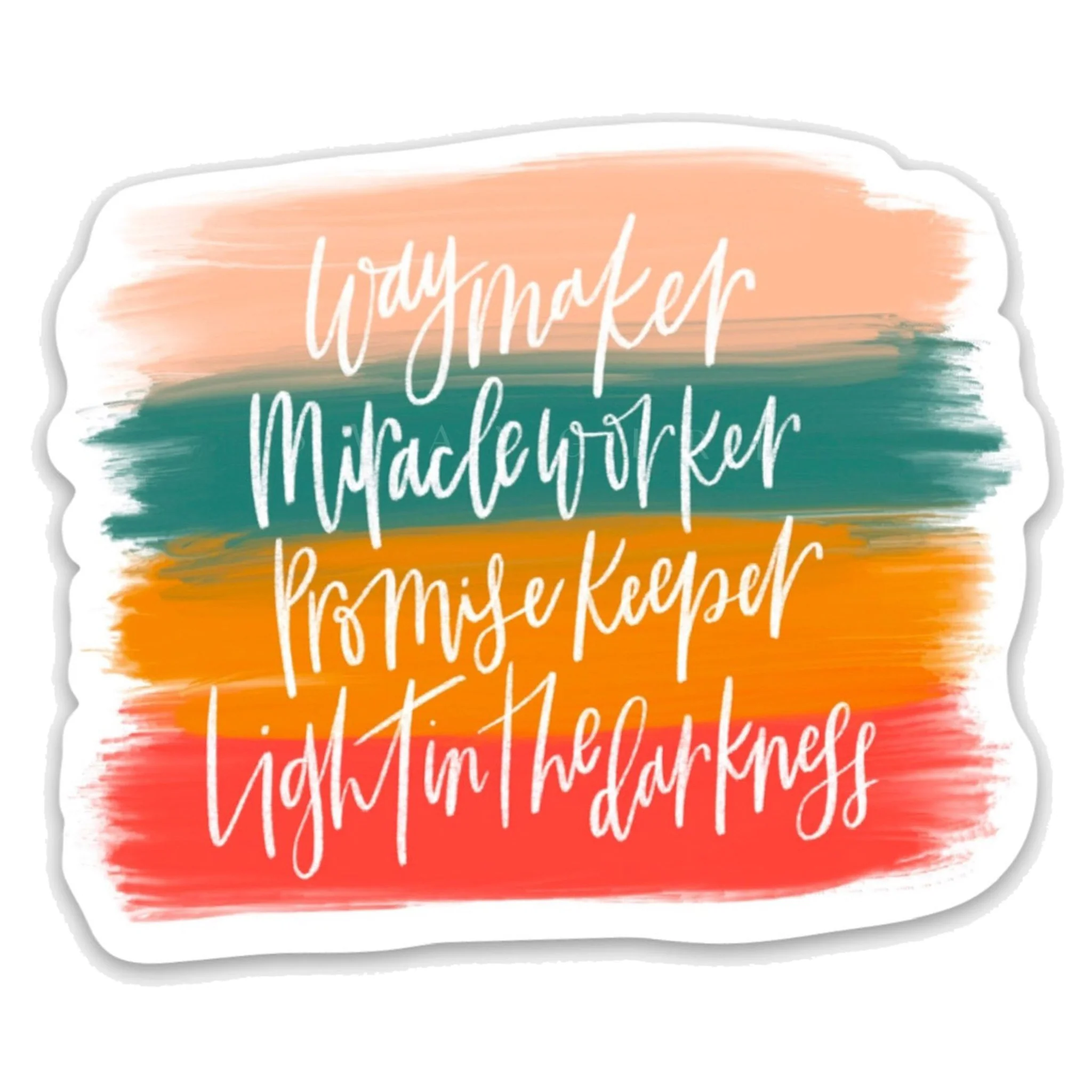 Way Maker Promise Keeper Vinyl Sticker